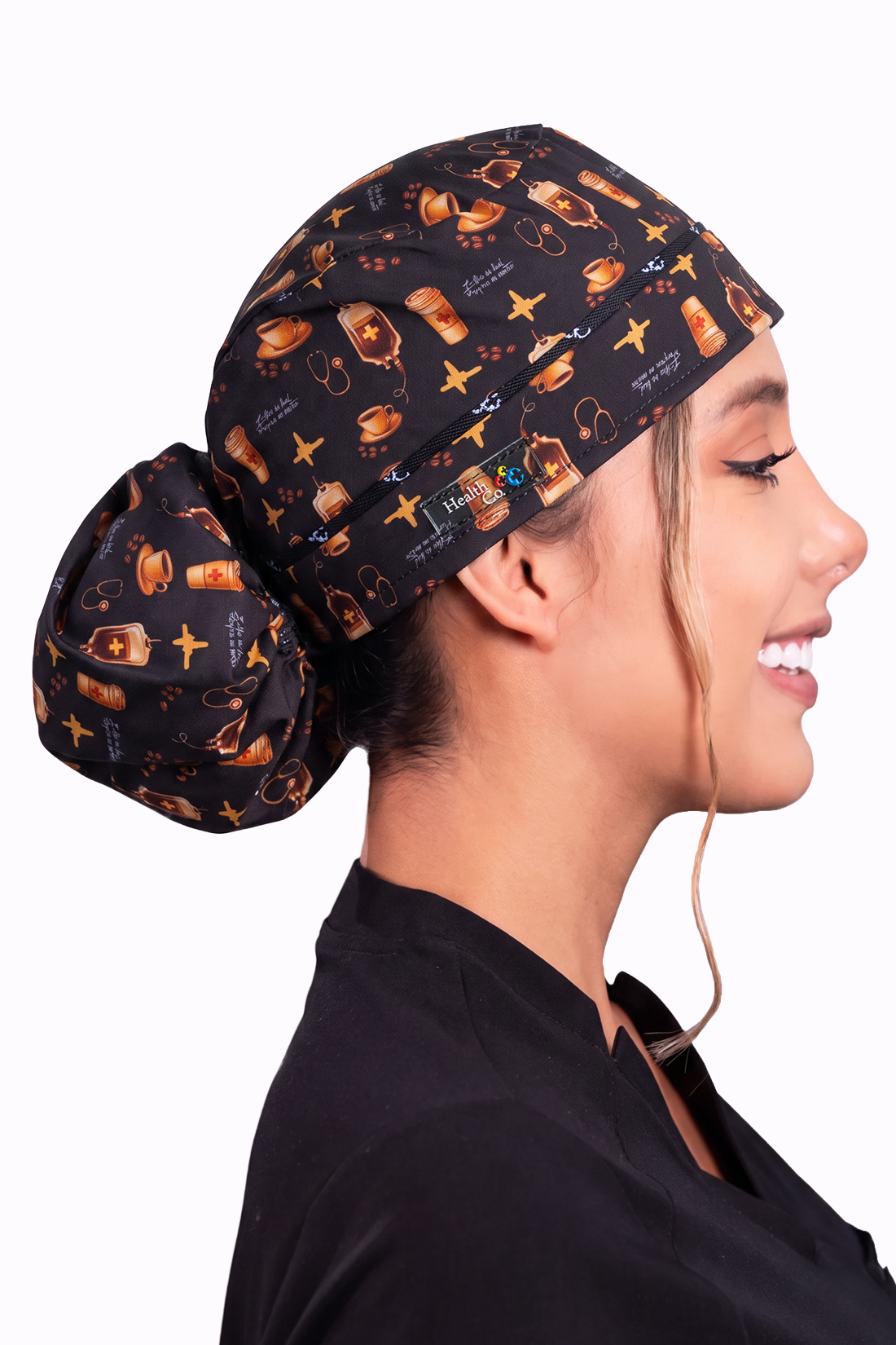 GORRO QUIRURGICO MUJER CAFEINA
