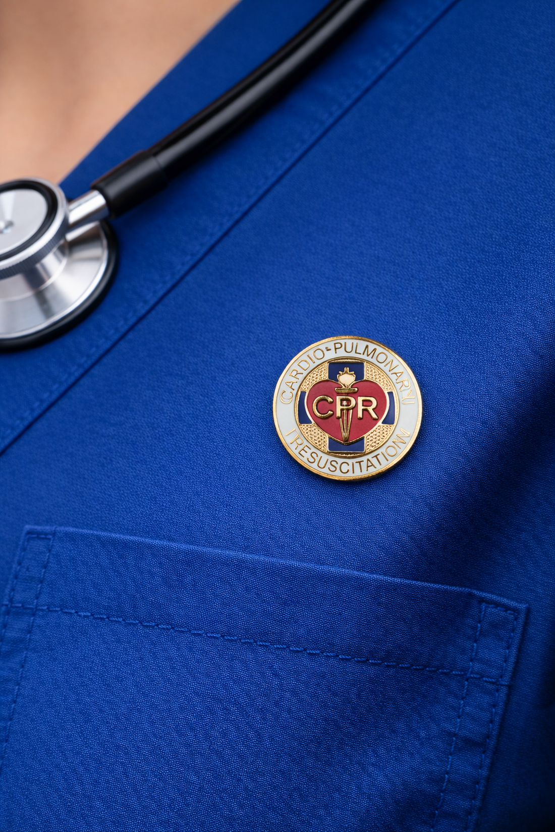 PIN EMBLEMA MEDICO (CARDIO PULMONAR)