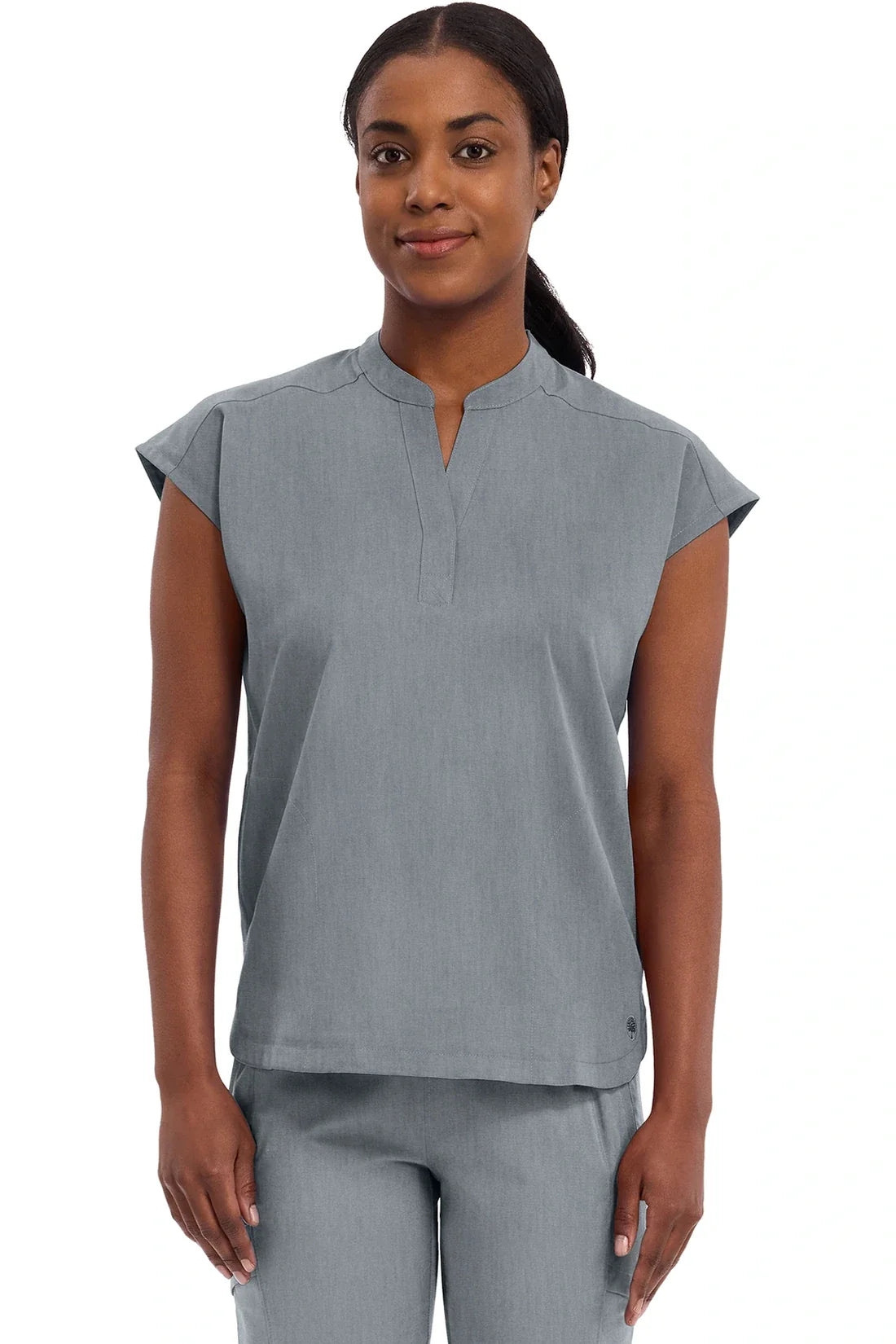 SET TOP + PANTALÓN MUJER HEALING HANDS HH PURPLE LABEL 2152.9233 - GRIS OSCURO