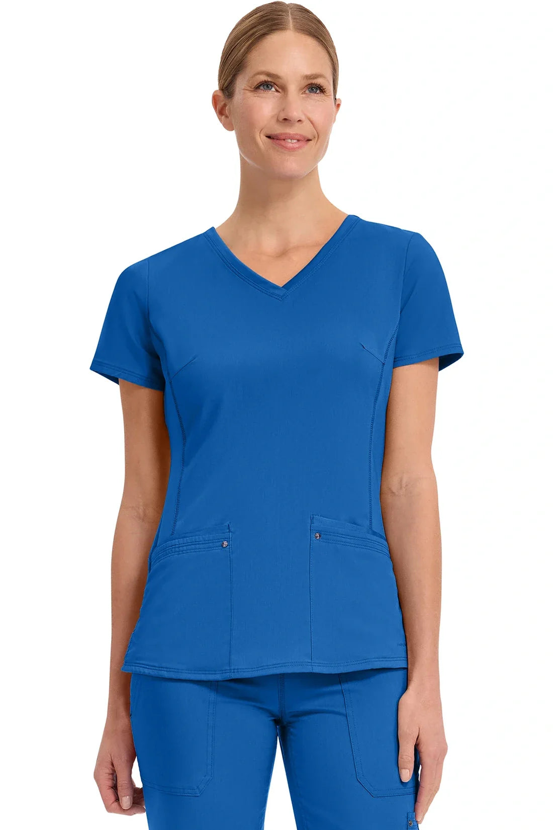 SET TOP + PANTALÓN MUJER HEALING HANDS HH PURPLE LABEL 2245.9233 - AZUL REAL