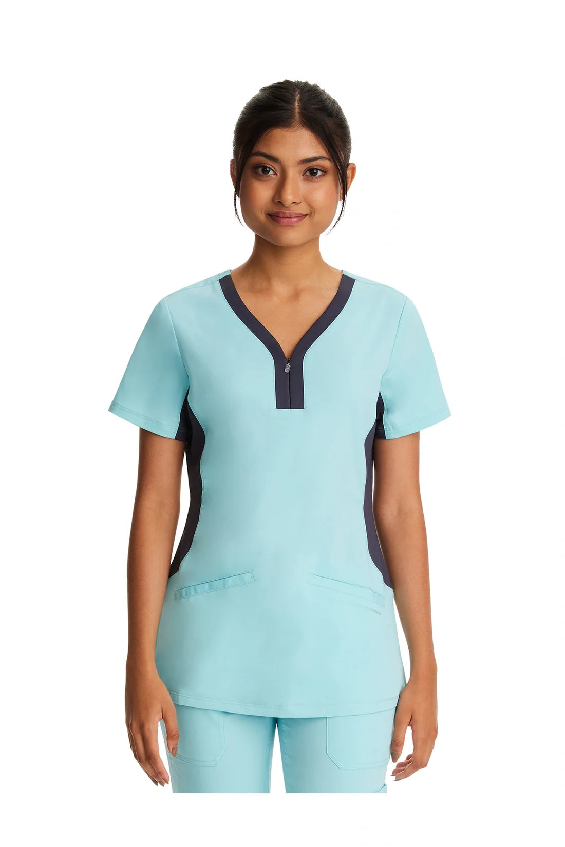 TOP MUJER HEALING HANDS PURPLE LABEL 2270 - AZUL CLARO