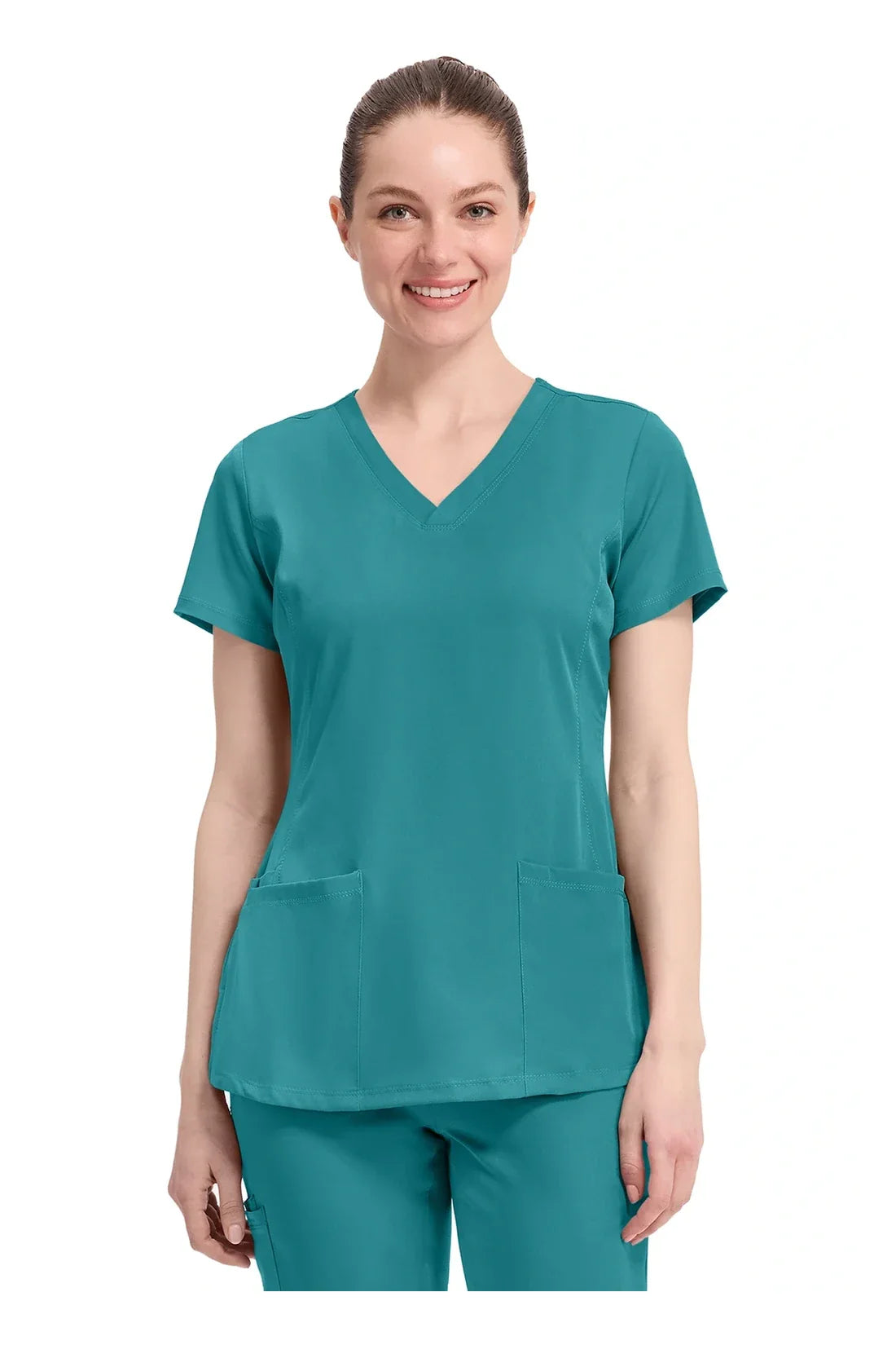 SET TOP + PANTALÓN MUJER HEALING HANDS HH WORKS 2500.9575 - VERDE AZULADO