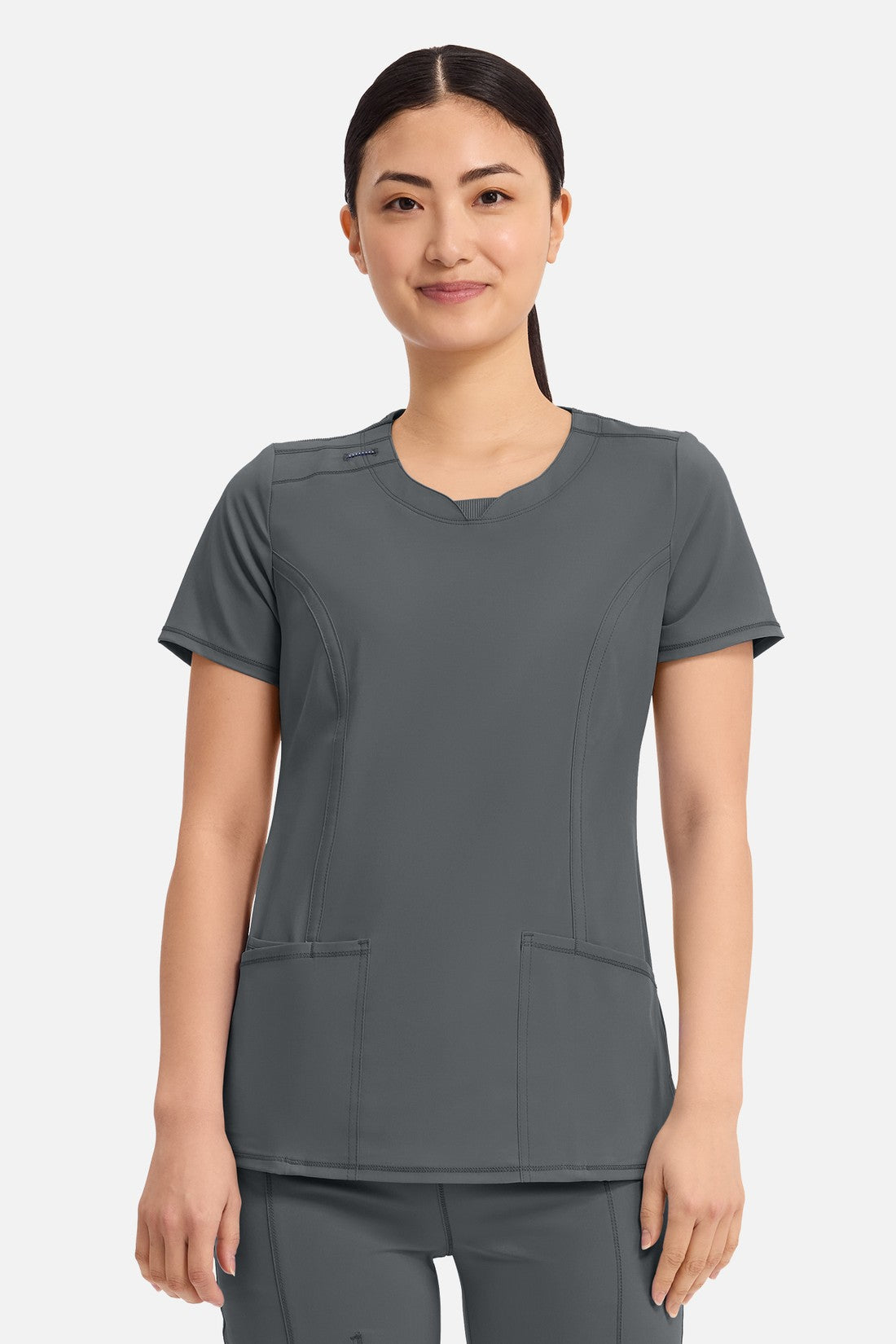 TOP MUJER CHEROKEE INFINITY 2624A - GRIS OSCURO