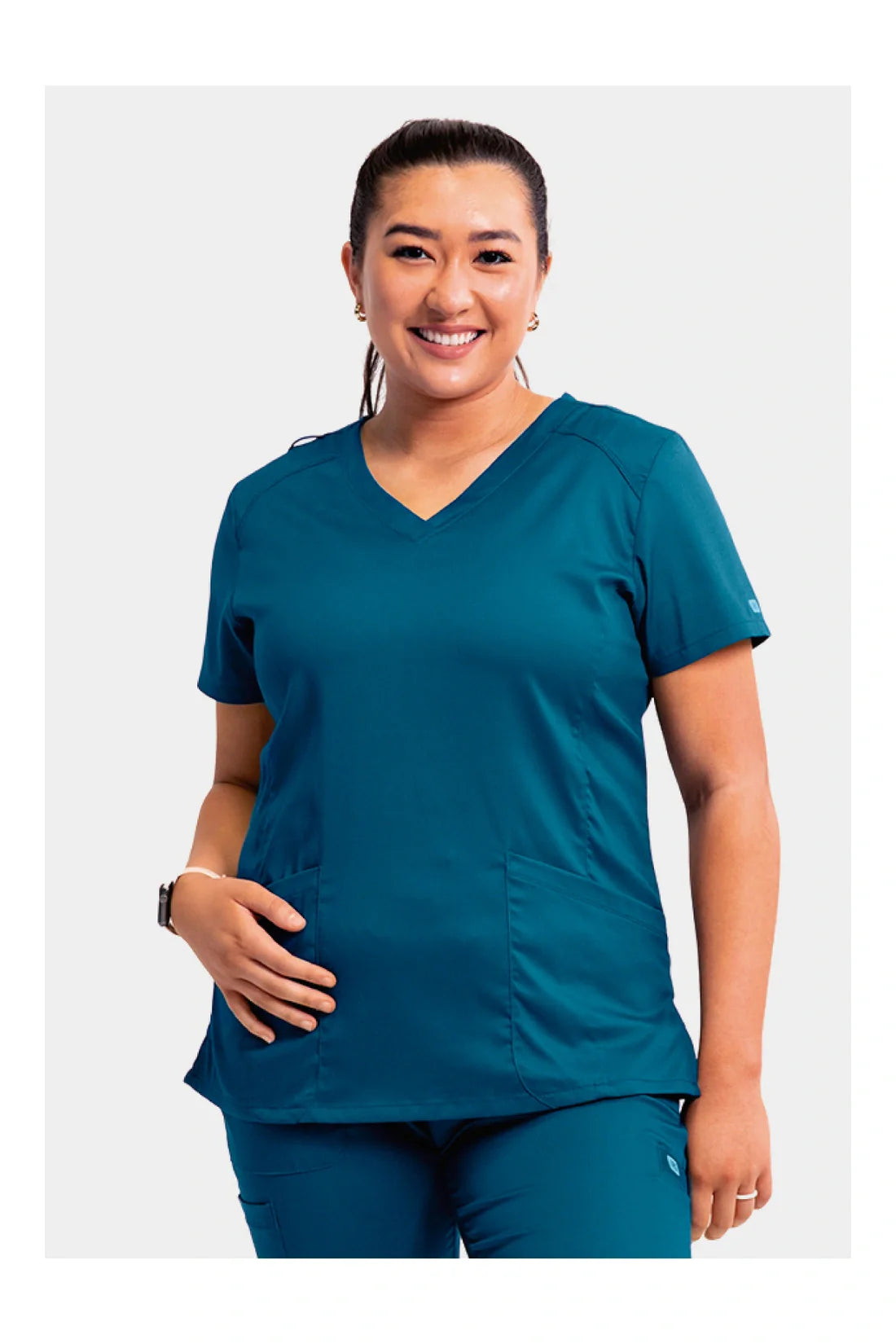 SET TOP + PANTALÓN MUJER IRG SCRUBS EDGE BY IRG 2801.6803 - AZUL CARIBE