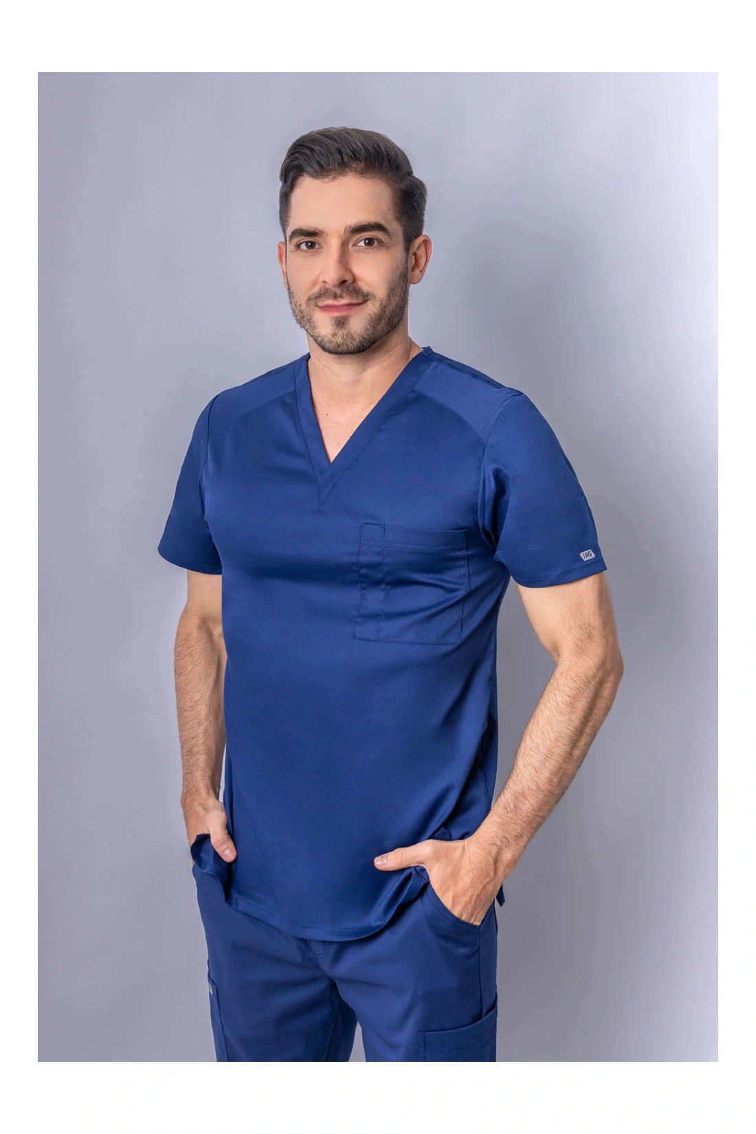 TOP HOMBRE IRG SCRUBS EDGE BY IRG 2851