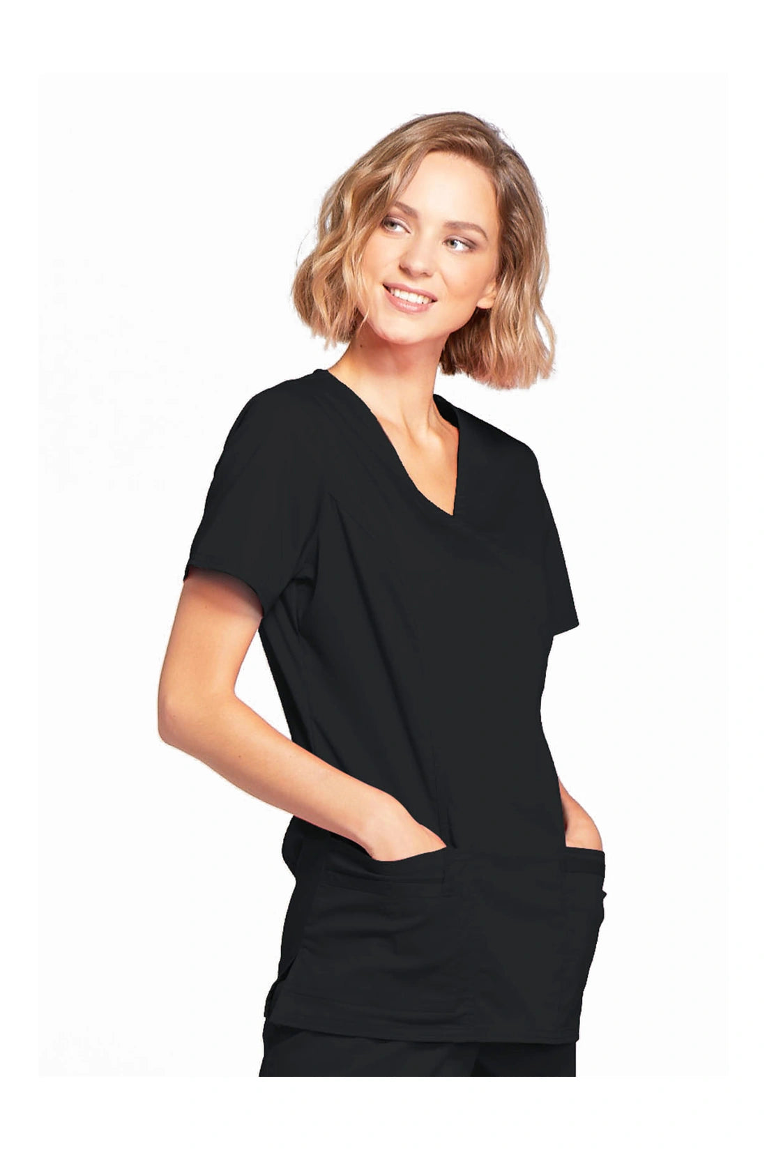 TOP MUJER CHEROKEE WW CORE STRETCH 4728.BLKW