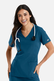 TOP MUJER MAEVN MOMENTUM 5001 - AZUL CARIBE