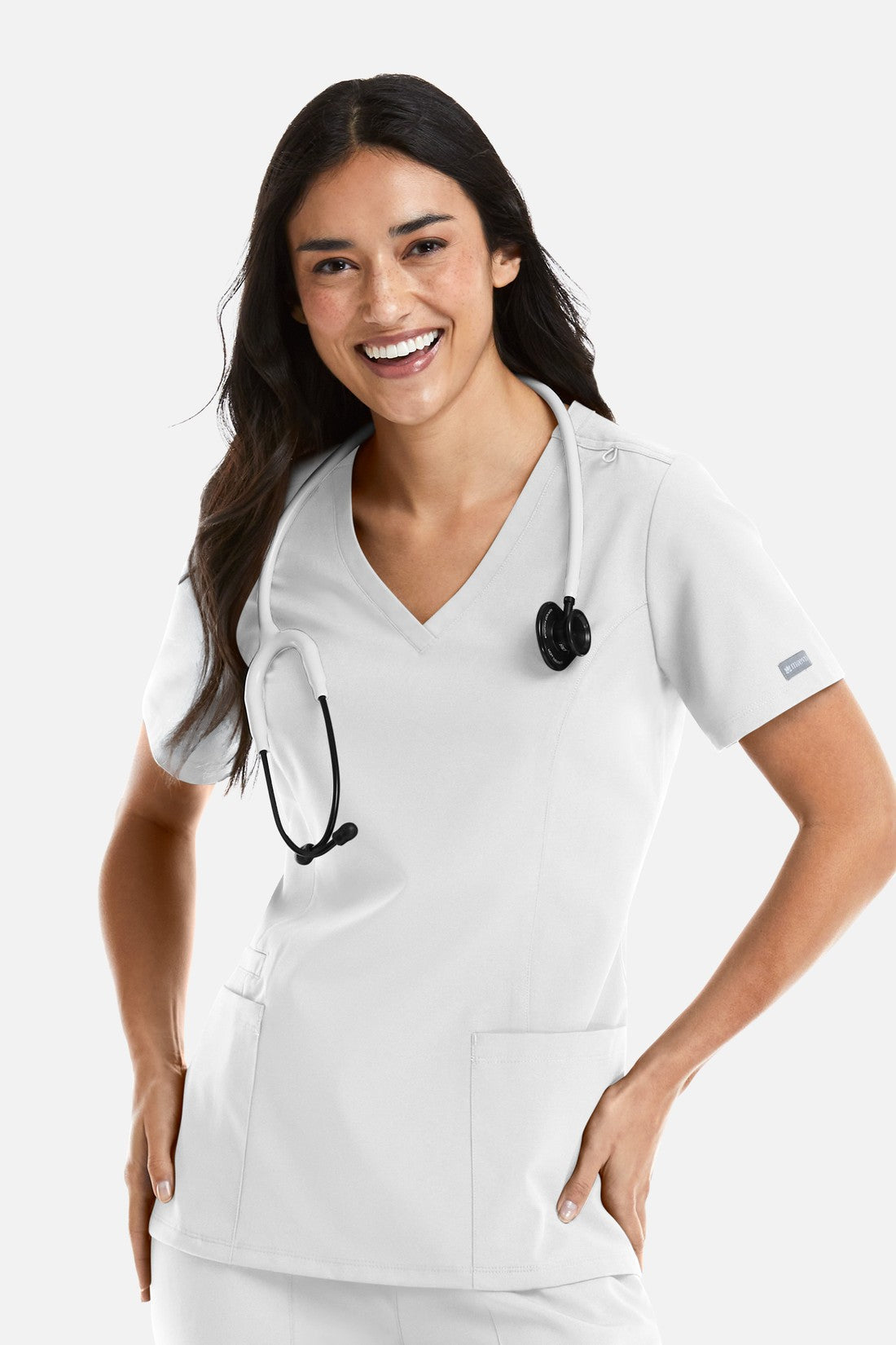 TOP MUJER MAEVN MOMENTUM 5001 - BLANCO