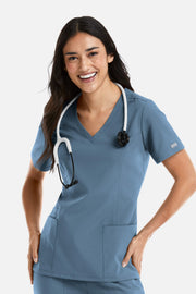 TOP MUJER MAEVN MOMENTUM 5001 - AZUL