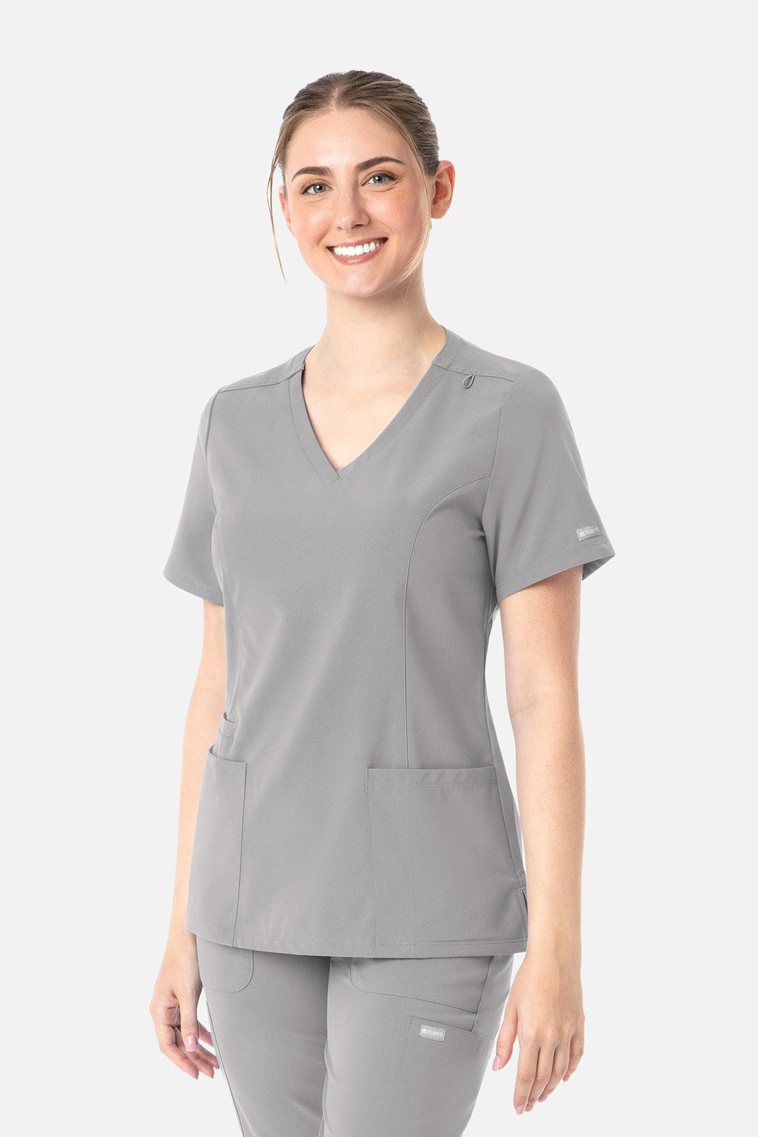 TOP MUJER MAEVN MOMENTUM 5001 - GRIS