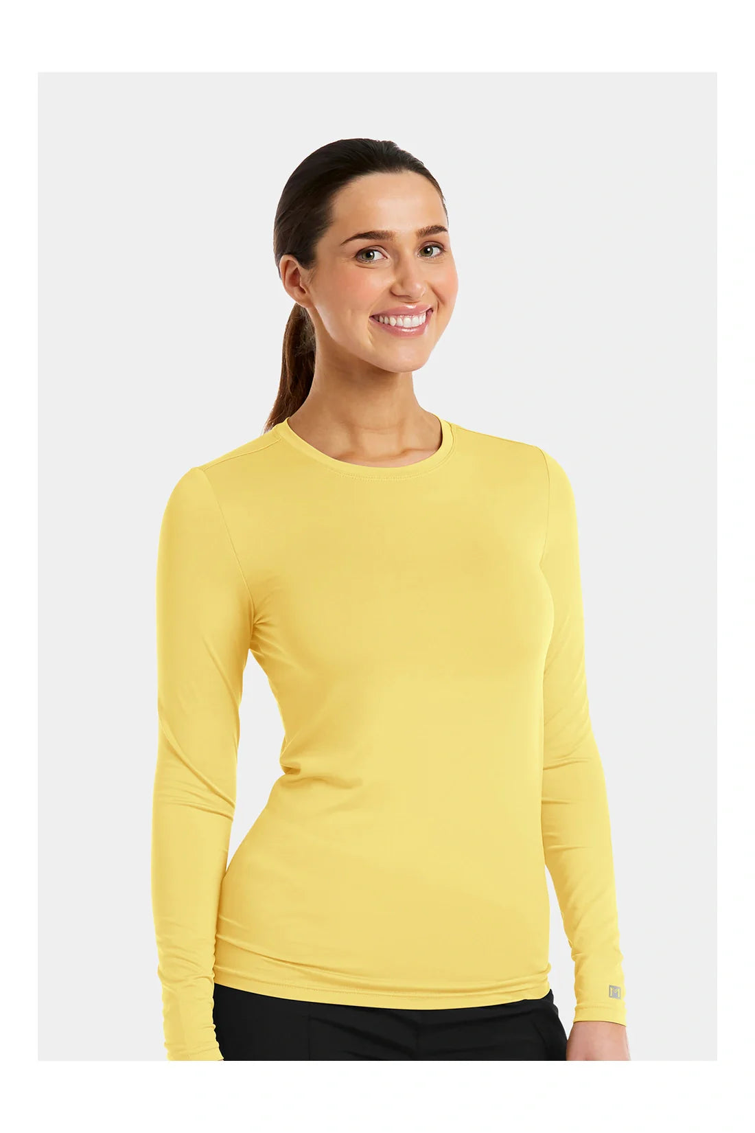 BUZO MANGA LARGA MUJER MAEVN MATRIX 6609 - AMARILLO