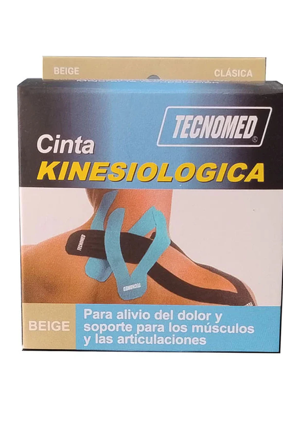 CINTA KINESIOLOGICA CLASICA BEIGE