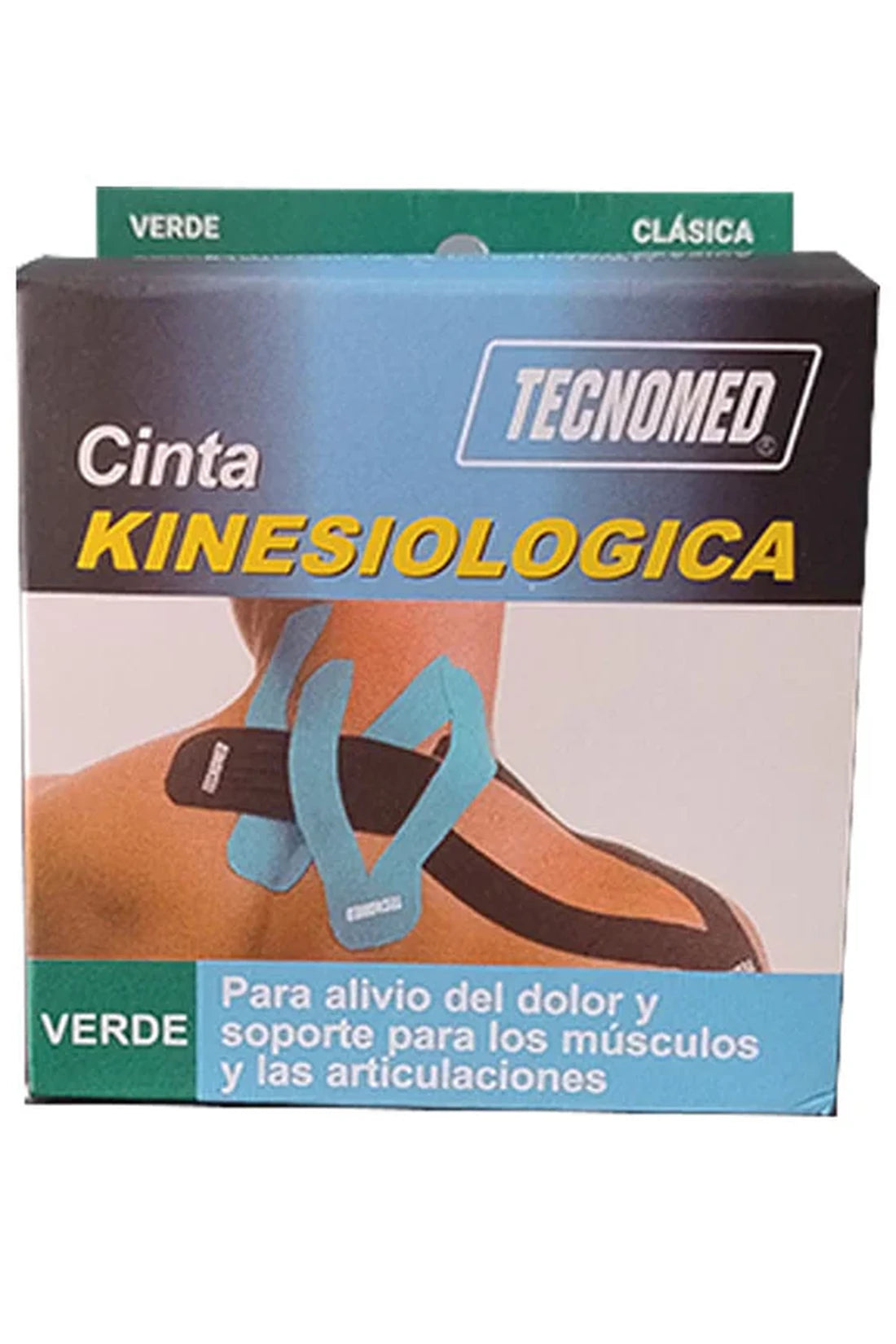 CINTA KINESIOLOGICA CLASICA VERDE