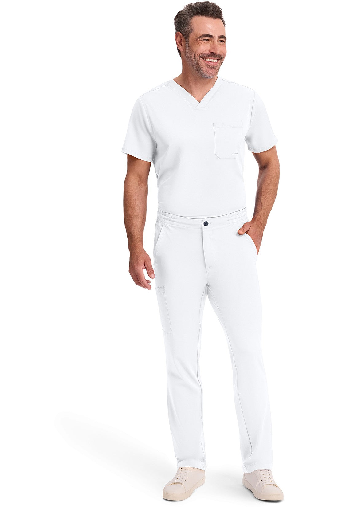 PANTALON HOMBRE HEALING HANDS HH WORKS 9590 - BLANCO