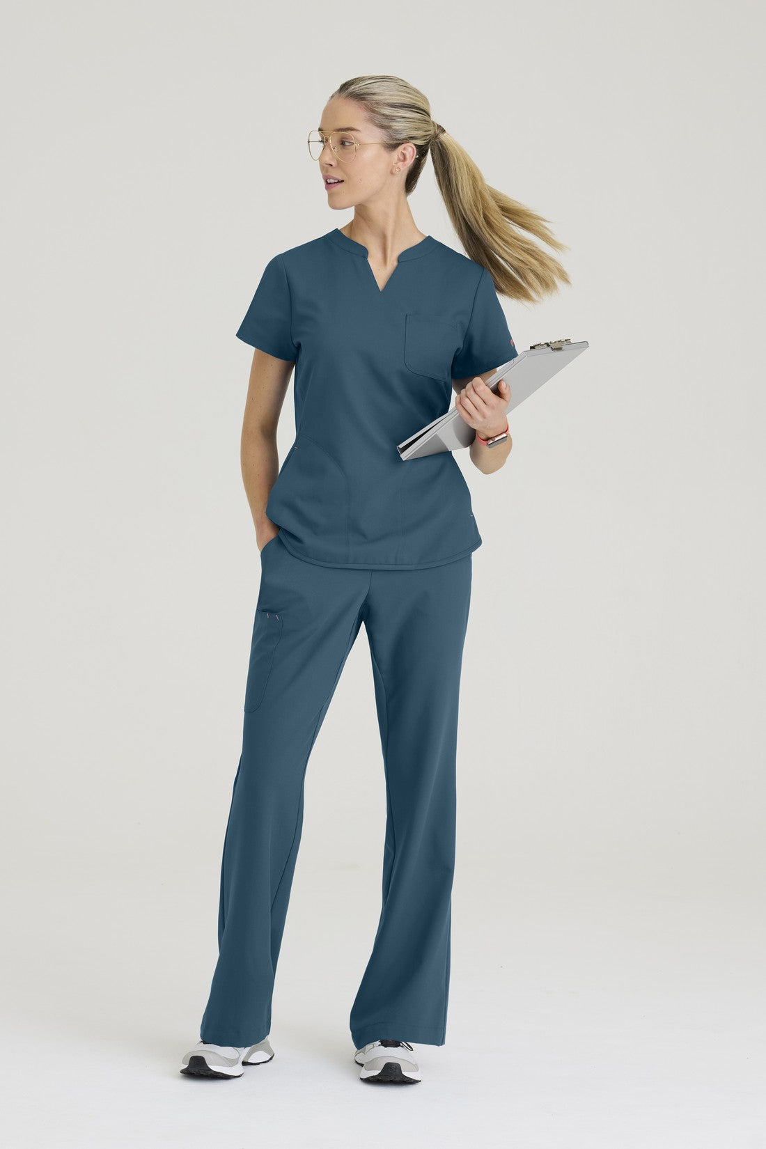 SET TOP + PANTALÓN MUJER BARCO STRONG BOS732 - AZUL CARIBE