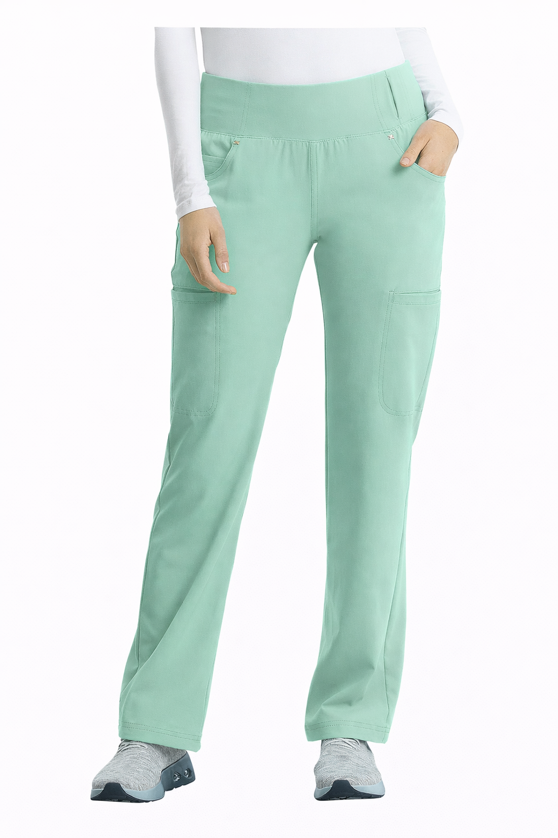 SET TOP + PANTALÓN MUJER CHEROKEE IFLEX CK605.CK002 - SOSX-VERDE CAZADOR
