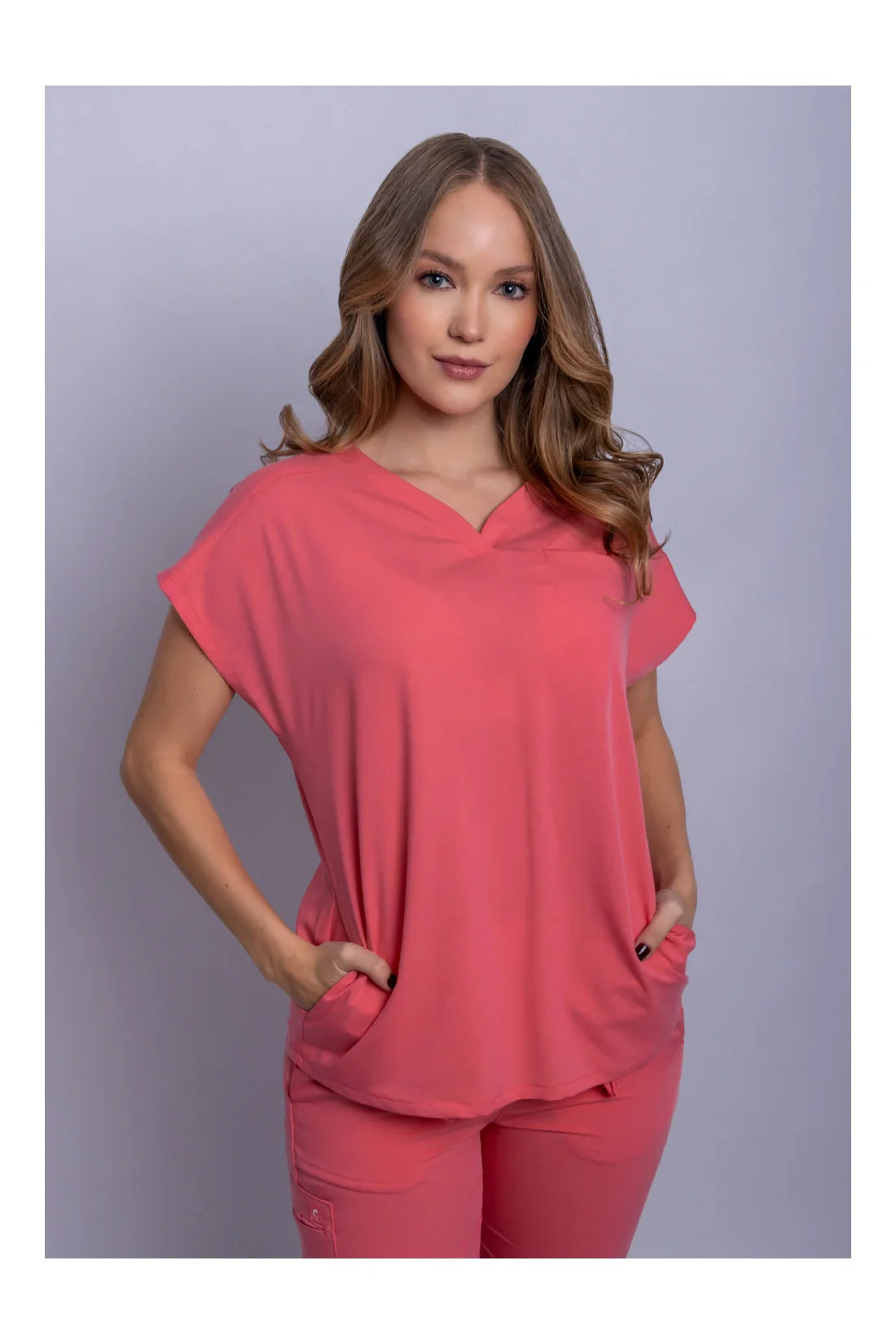 SET TOP + PANTALÓN MUJER CHEROKEE CHEROKEE ATMOS CK836A.CK138A - ROSADO