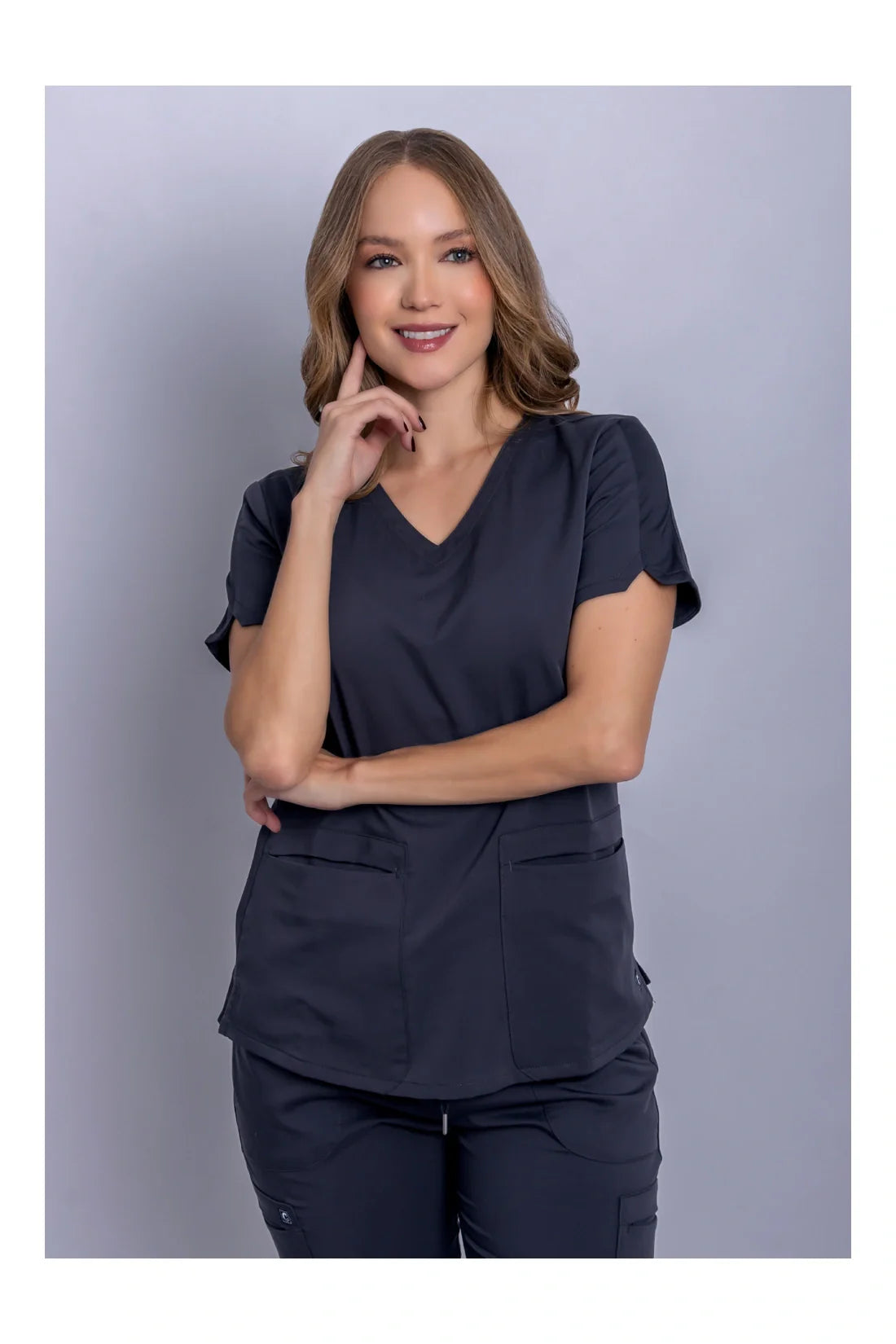 TOP MUJER CHEROKEE CHEROKEE ATMOS CK837A - GRIS OSCURO