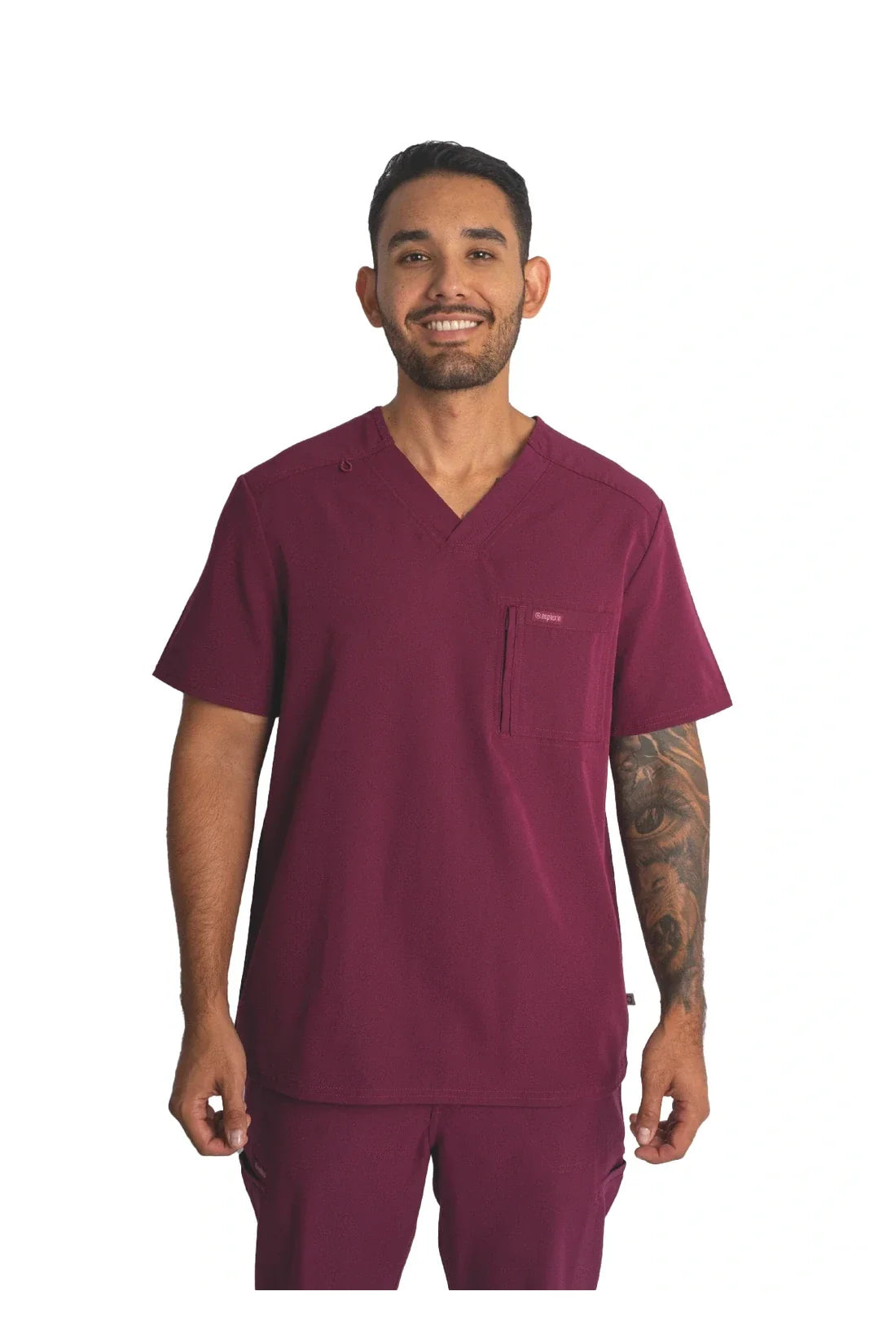 SET TOP + PANTALÓN HOMBRE CHEROKEE EUPHORIA CK887A.CK205A - VINOTINTO