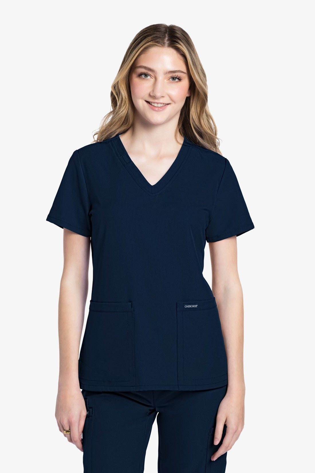 TOP MUJER CHEROKEE WW ORIGINALS ULTRA CK953A - AZUL NAVY