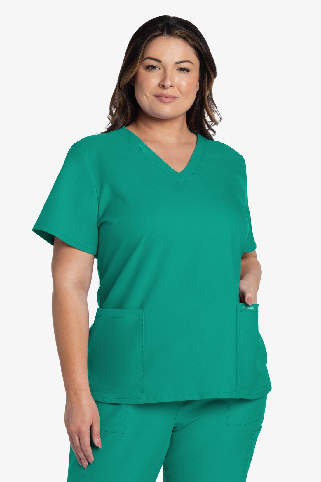 TOP MUJER CHEROKEE WW ORIGINALS ULTRA CK953A - VERDE AZULADO
