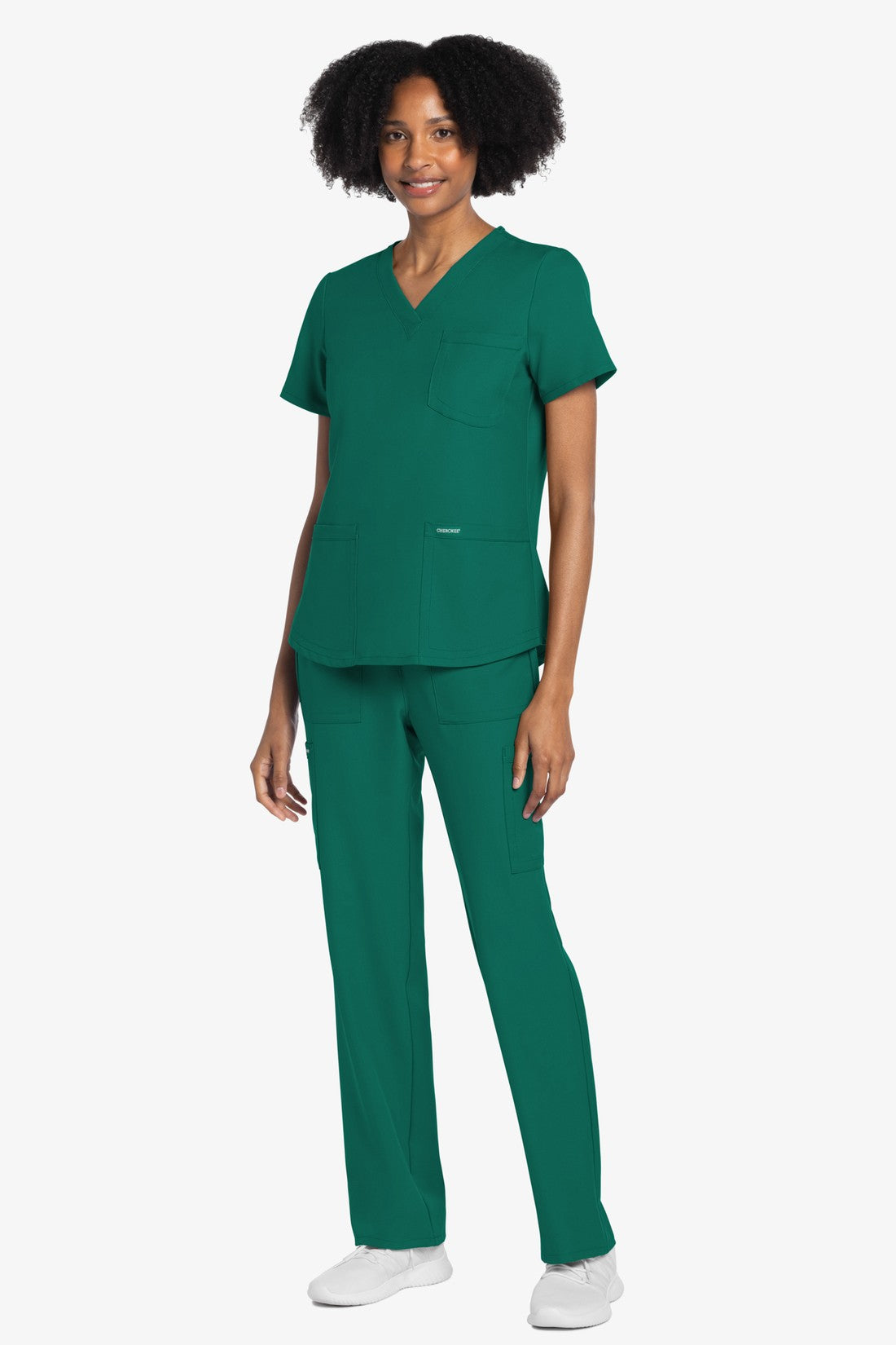 SET TOP + PANTALÓN MUJER CHEROKEE WW ORIGINALS ULTRA CK961A.CK272A - VERDE CAZADOR