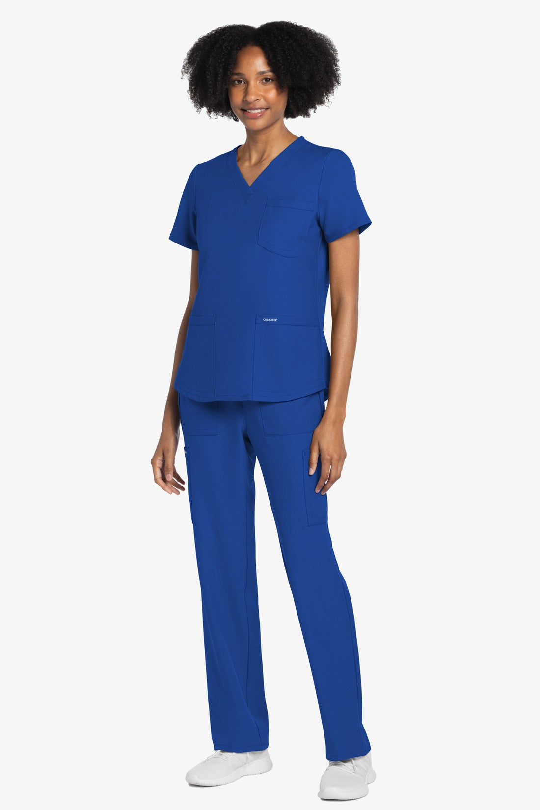 SET TOP + PANTALÓN MUJER CHEROKEE WW ORIGINALS ULTRA CK961A.CK272A - AZUL REAL