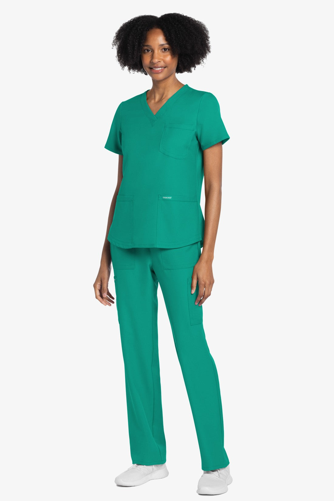 SET TOP + PANTALÓN MUJER CHEROKEE WW ORIGINALS ULTRA CK961A.CK272A - VERDE AZULADO