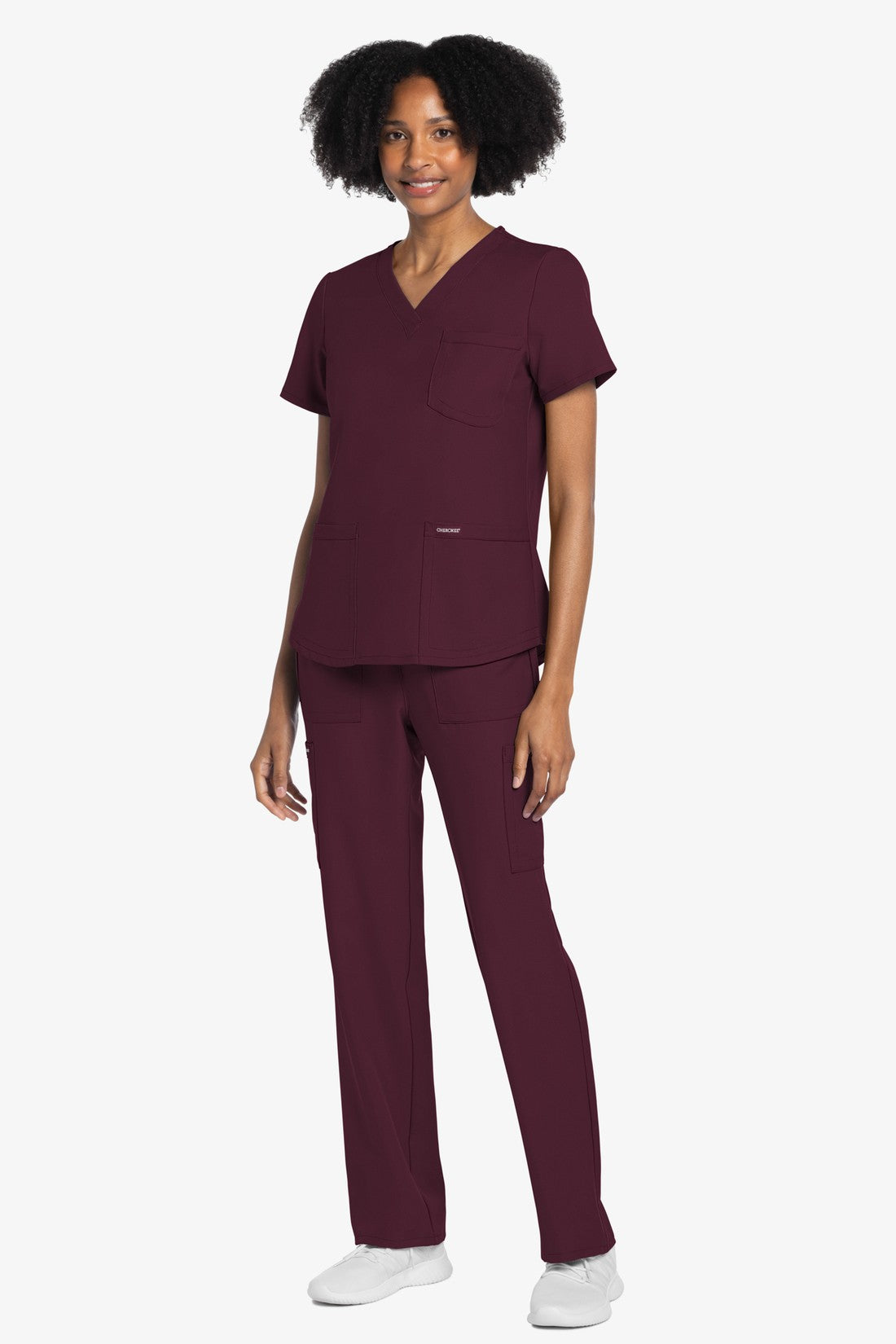 SET TOP + PANTALÓN MUJER CHEROKEE WW ORIGINALS ULTRA CK961A.CK272A - VINOTINTO