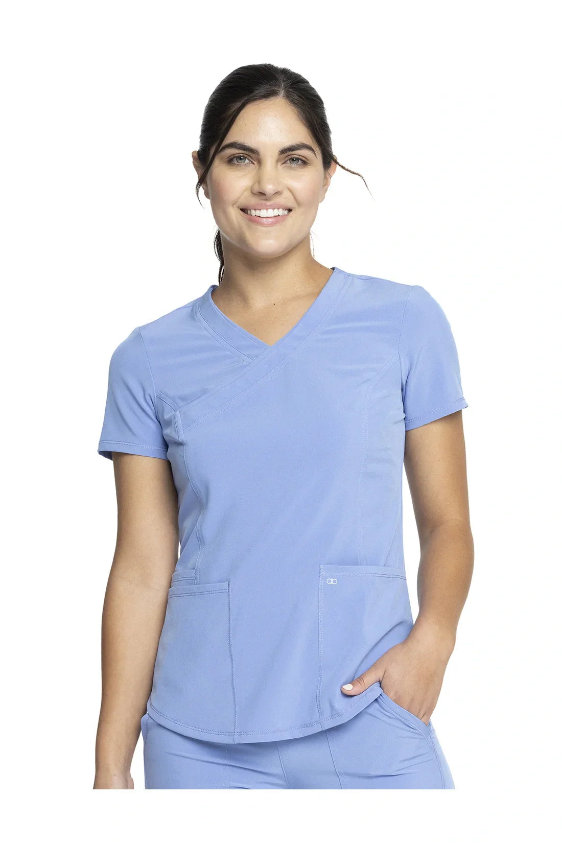 SET TOP + PANTALÓN MUJER CHEROKEE ALLURA CKA688.CKA190 - AZUL CIELO