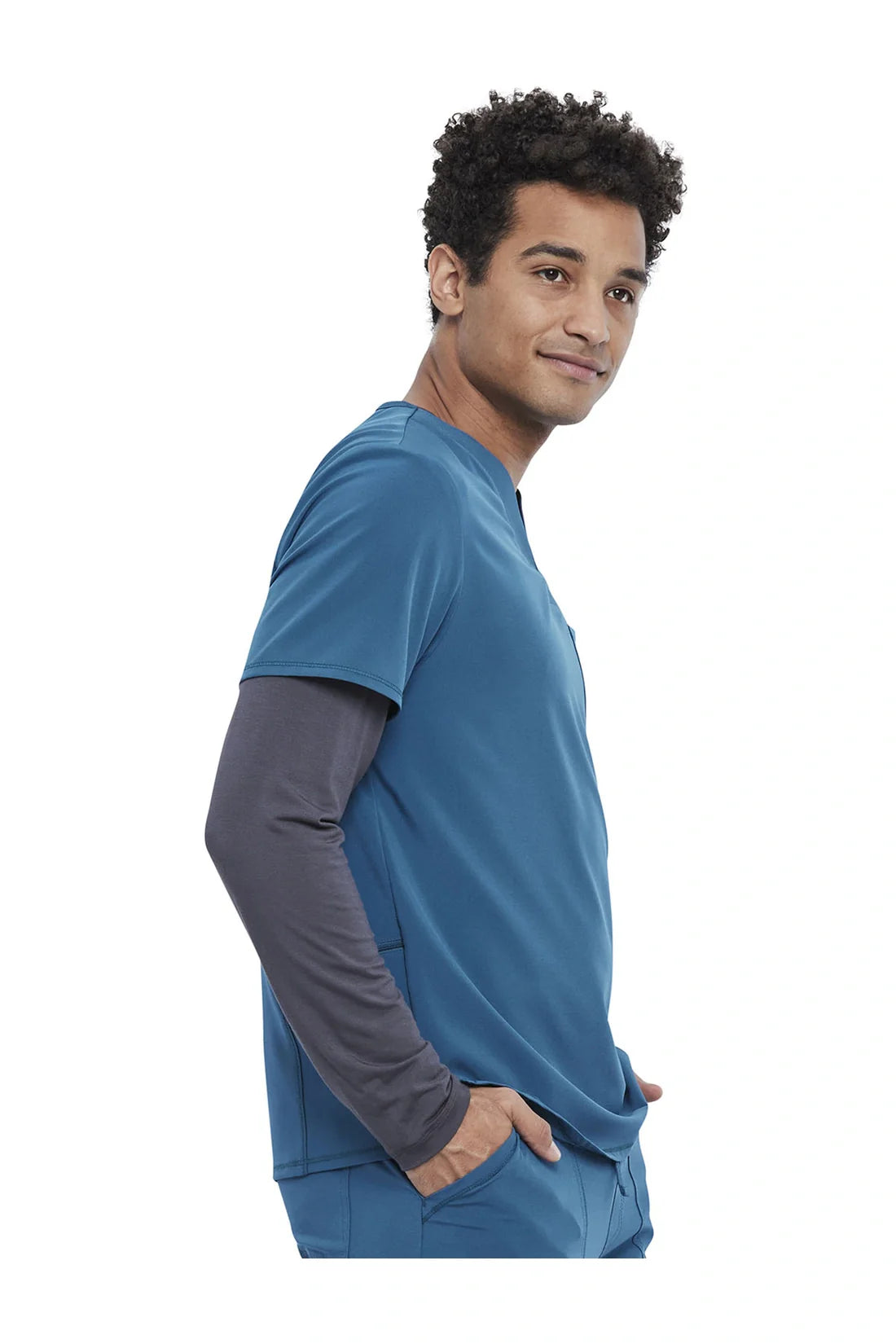 SET TOP + PANTALÓN HOMBRE CHEROKEE ALLURA CKA689.CKA186 - AZUL CARIBE