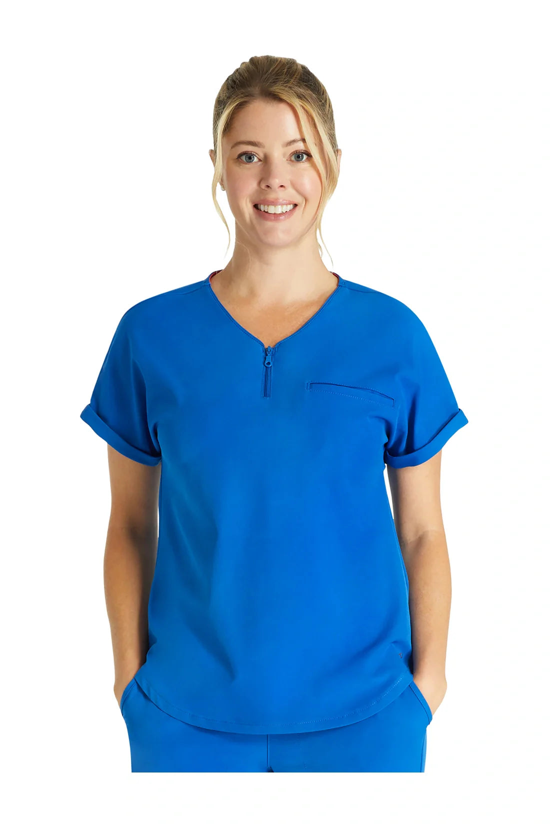 SET TOP + PANTALÓN MUJER CHEROKEE ALLURA CKA702.CKA101 - AZUL REAL