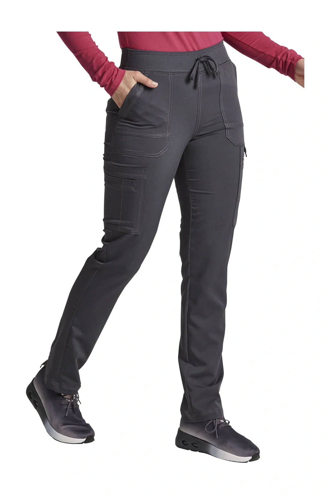 PANTALON MUJER DICKIES BALANCE DK080 - GRIS OSCURO