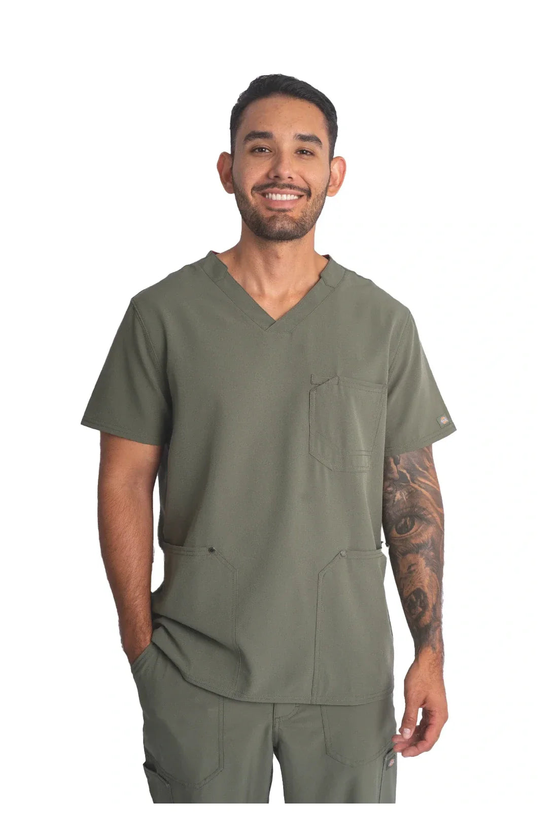 SET TOP + PANTALÓN HOMBRE DICKIES EDS NXT DK677.DK216 - OLIVA