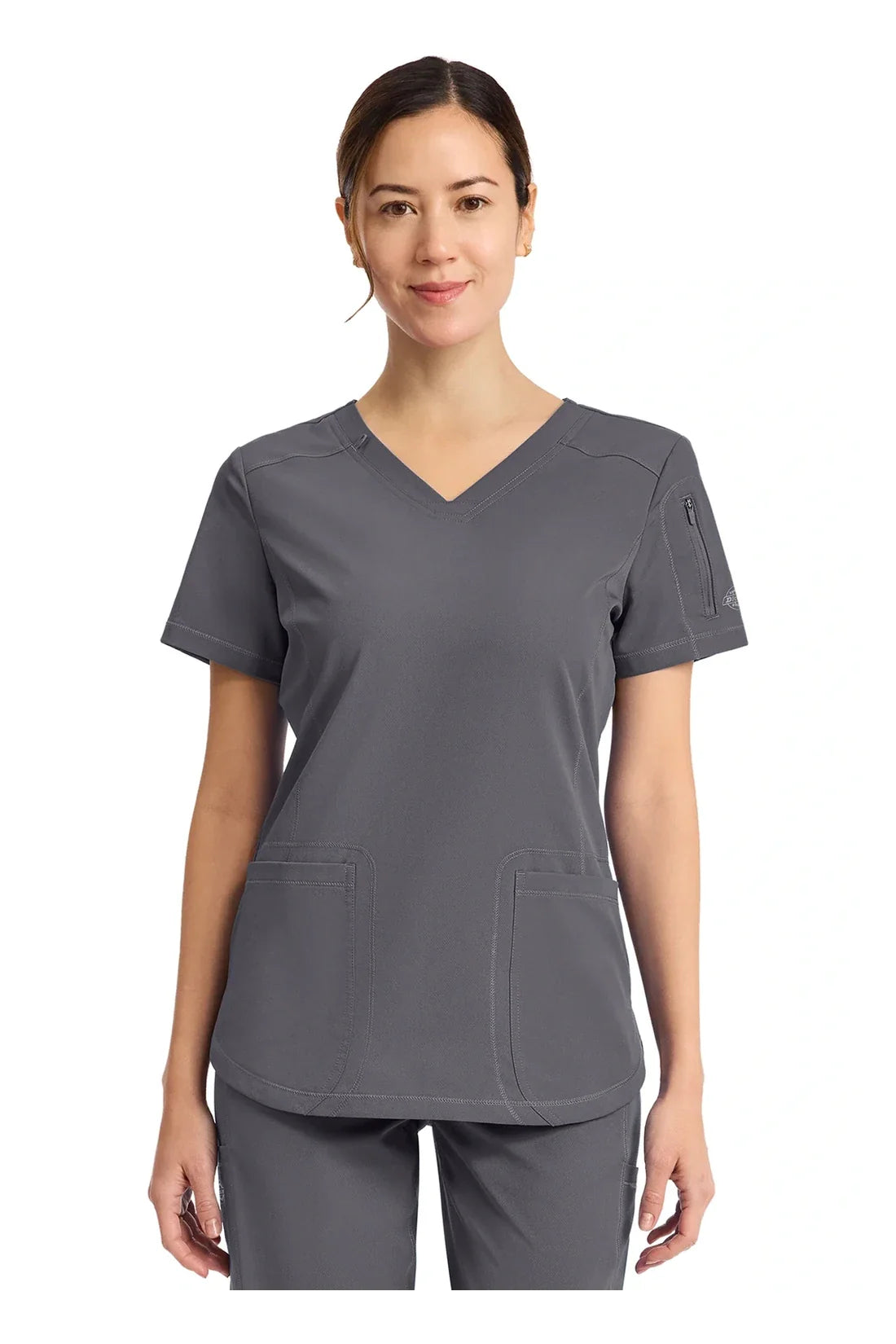 SET TOP + PANTALÓN MUJER DICKIES DYNAMIX DK730.DK227 - GRIS OSCURO