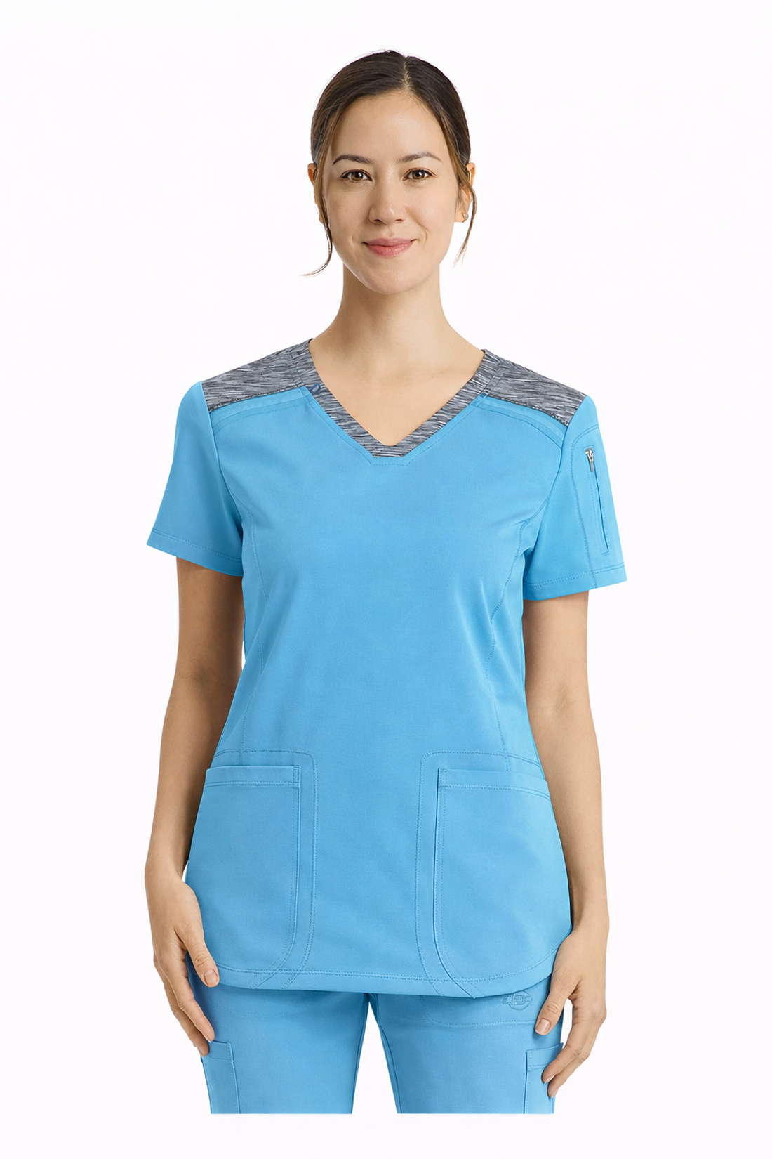 SET TOP + PANTALÓN MUJER DICKIES DYNAMIX DK740.DK130 - AZUL CLARO