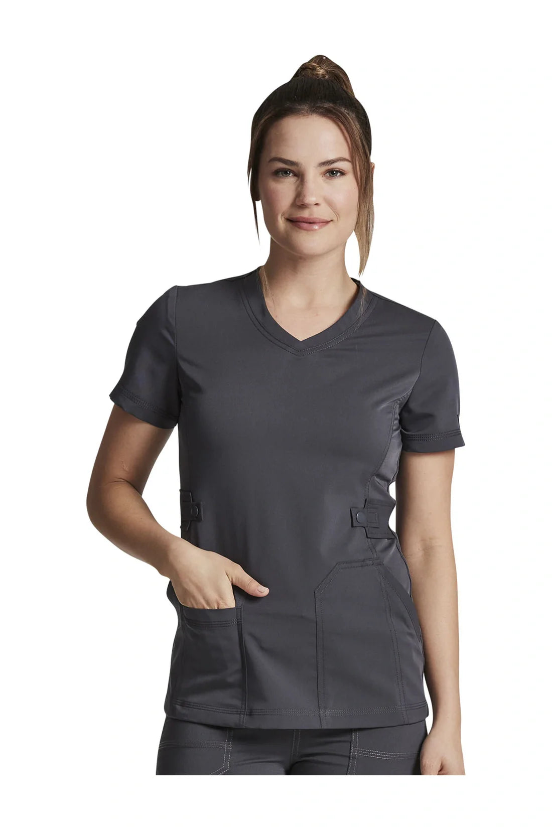 TOP MUJER DICKIES BALANCE DK940 - GRIS OSCURO