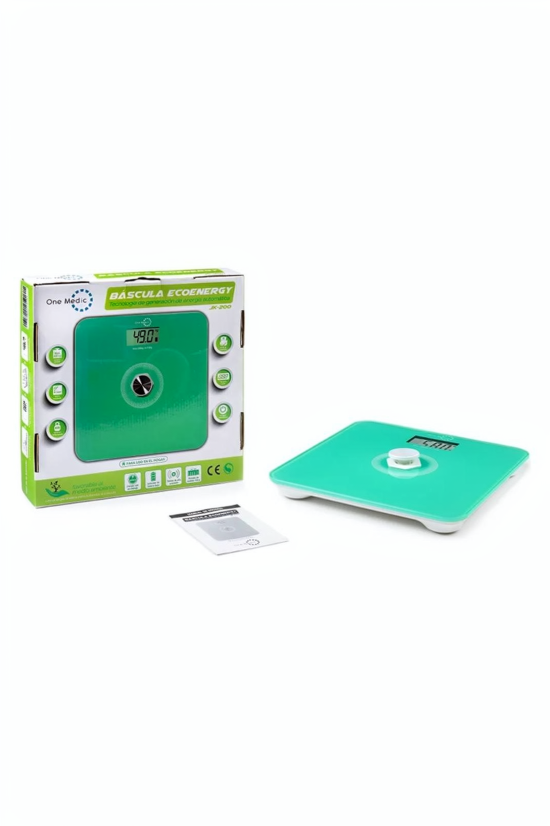 BASCULA ECOLOGICA ONE MEDIC-VERDE