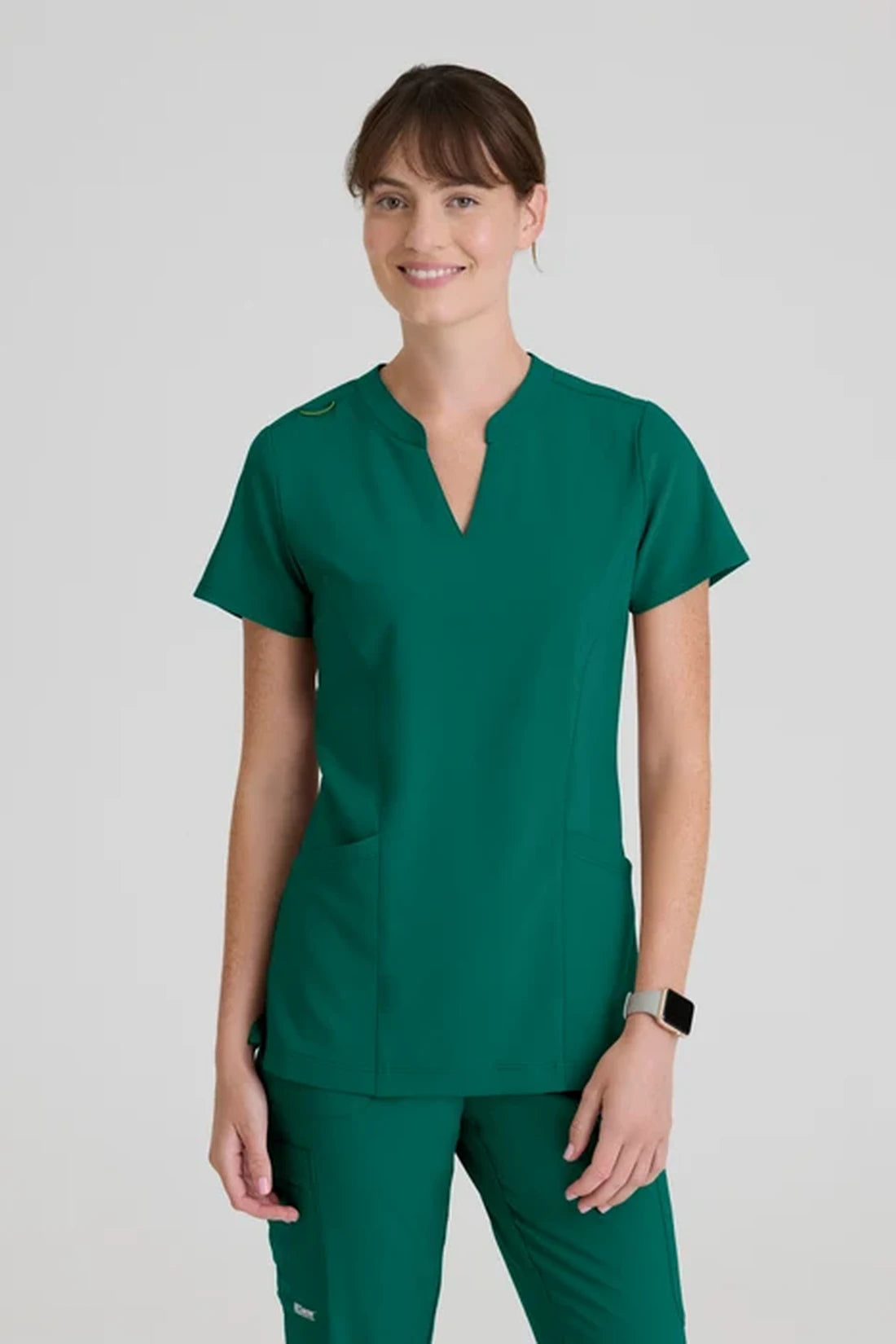 TOP MUJER GREYS ANATOMY EVOLVE GSST298 - VERDE CAZADOR