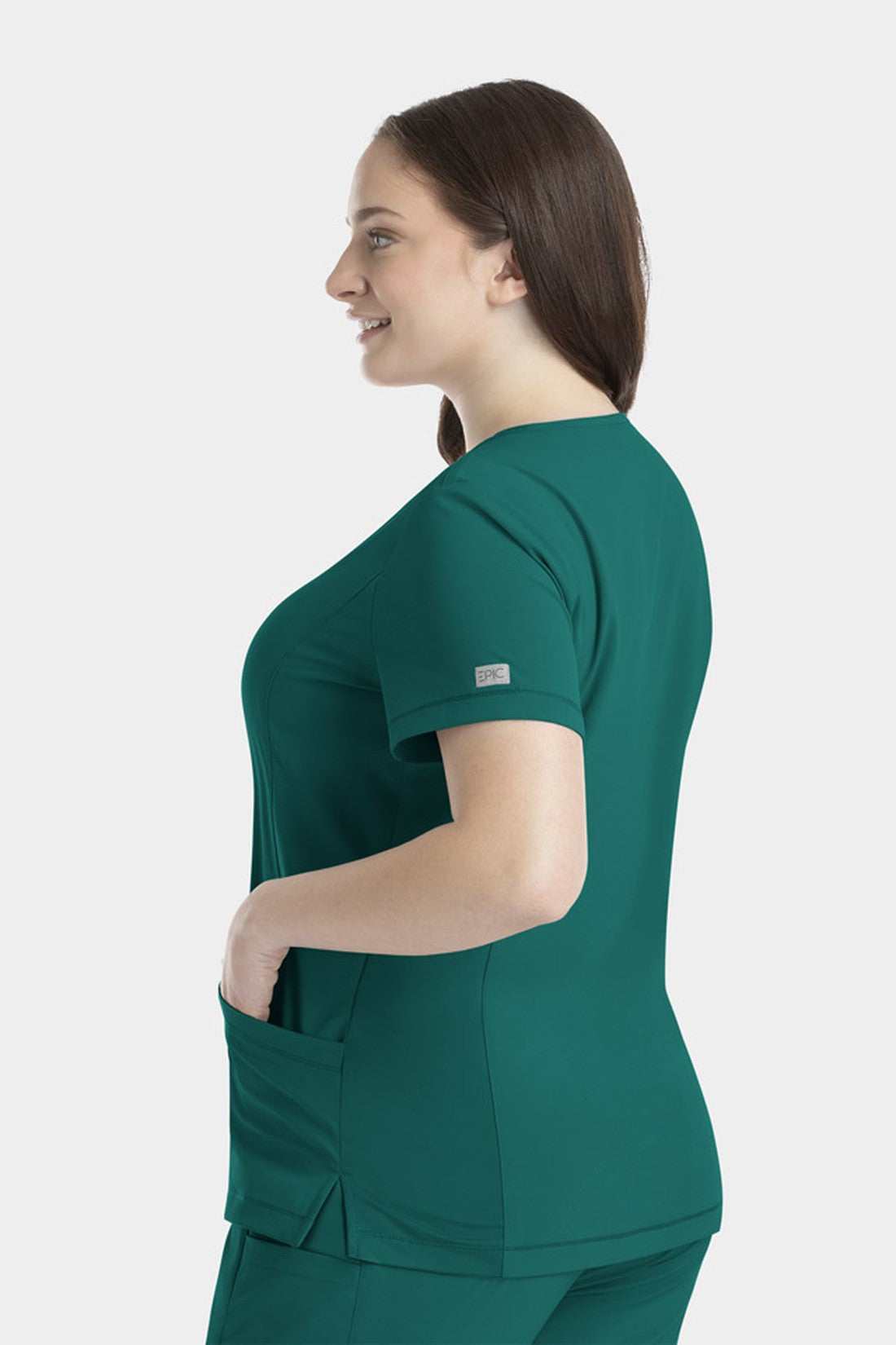 TOP MUJER IRG SCRUBS EPIC BY IRG 4801 - VERDE CAZADOR