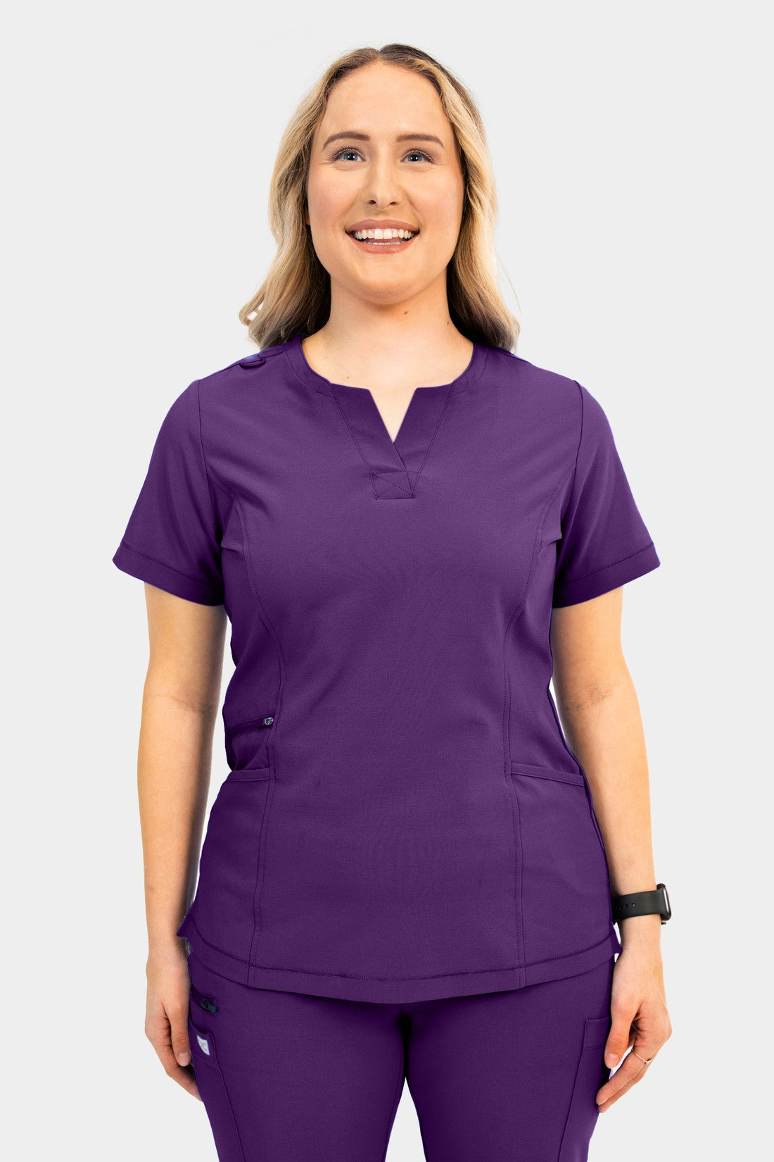 TOP MUJER IRG SCRUBS EPIC BY IRG 4802 - BERENJENA