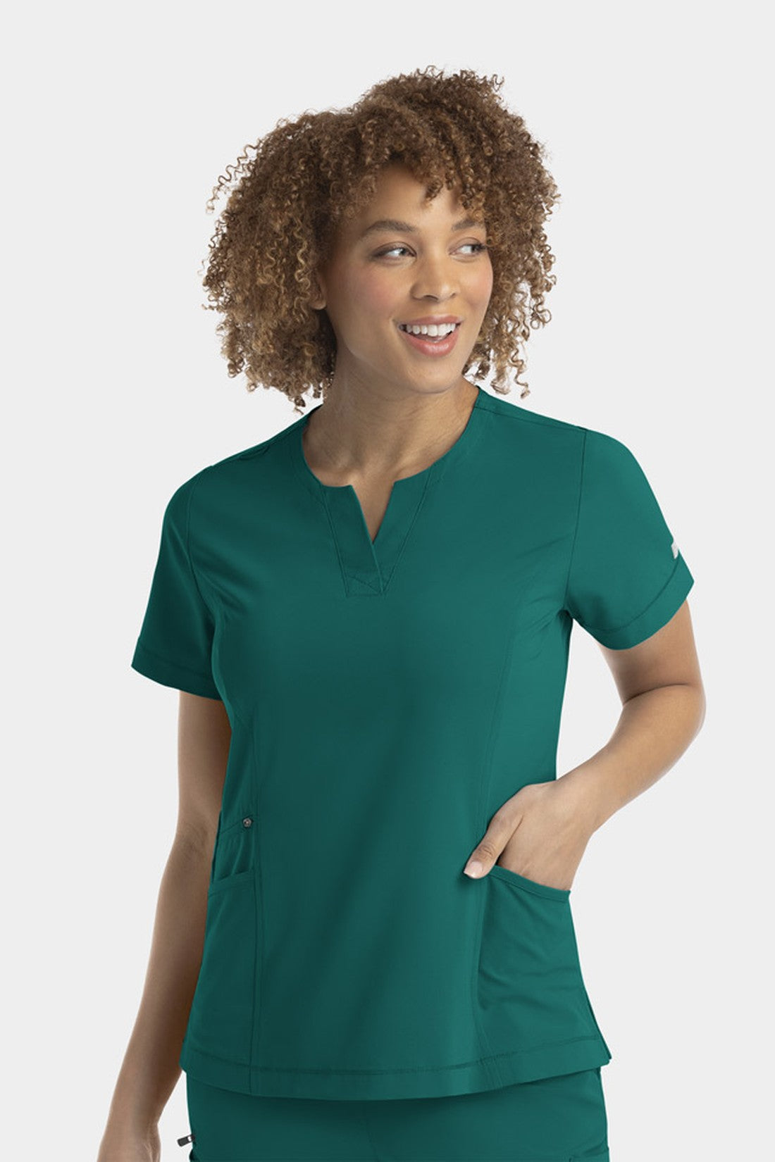 TOP MUJER IRG SCRUBS EPIC BY IRG 4802 - VERDE CAZADOR
