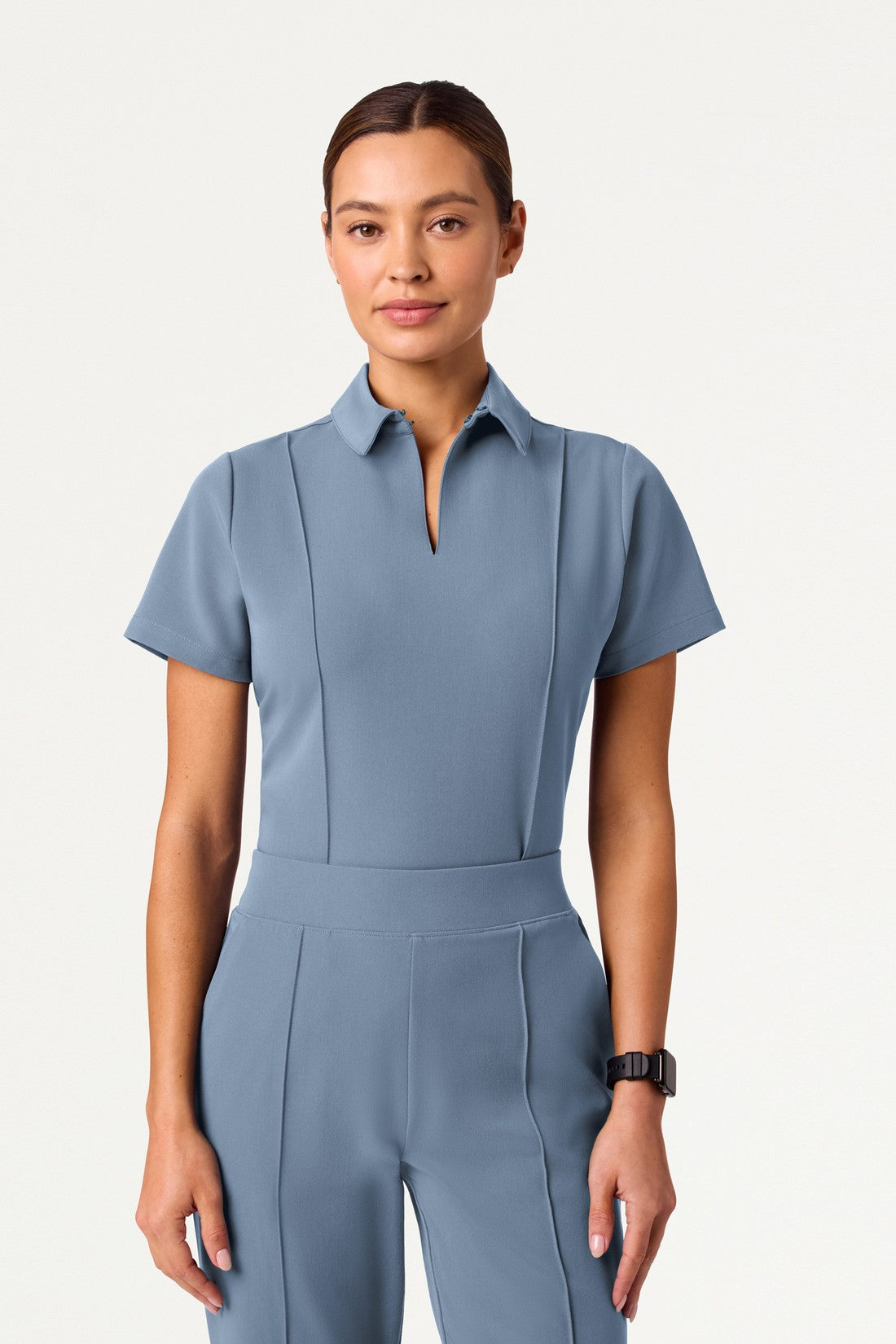 TOP MUJER JAANUU CORE ULTRA LAST W10035 - GRIS AZULADO