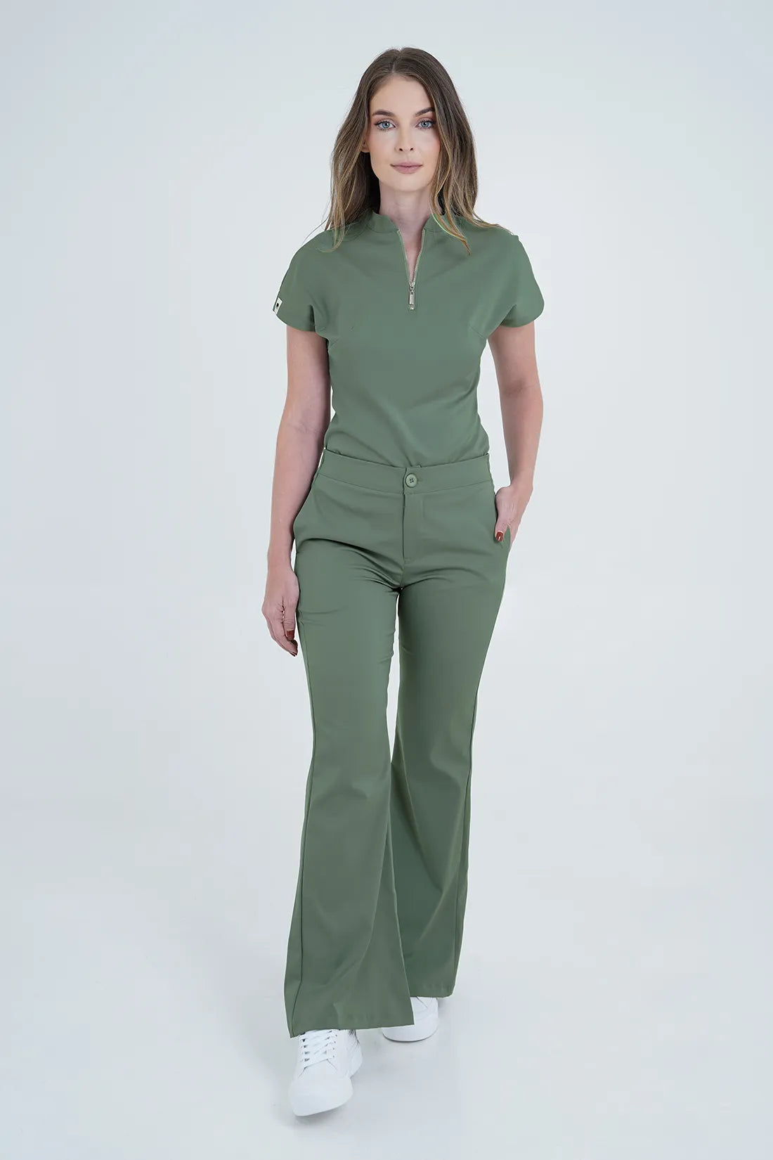 TOP MUJER GAPHANT LET.S.AF - VOL-VERDE OLIVA