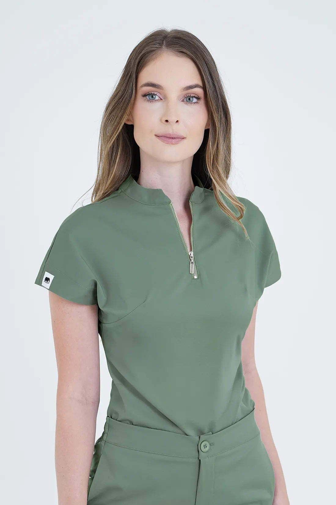 TOP MUJER GAPHANT LET.S.AF - VOL-VERDE OLIVA
