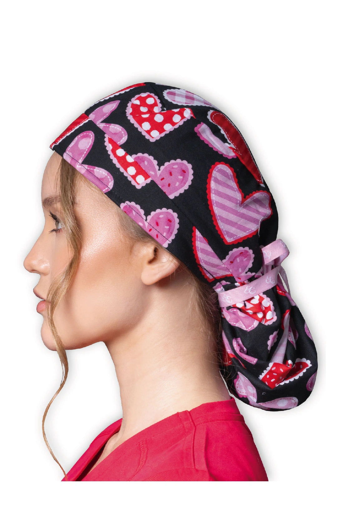 GORRO QUIRURGICO MUJER CORAZONES