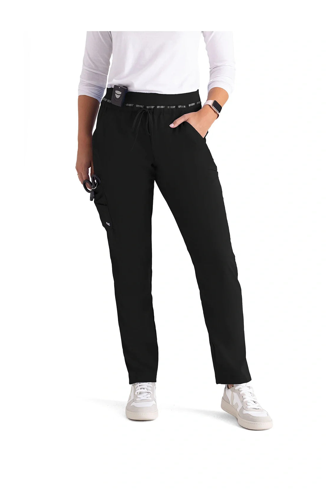 PANTALON MUJER GREYS ANATOMY SPANDEX STRETCH GRSP526 - NEGRO