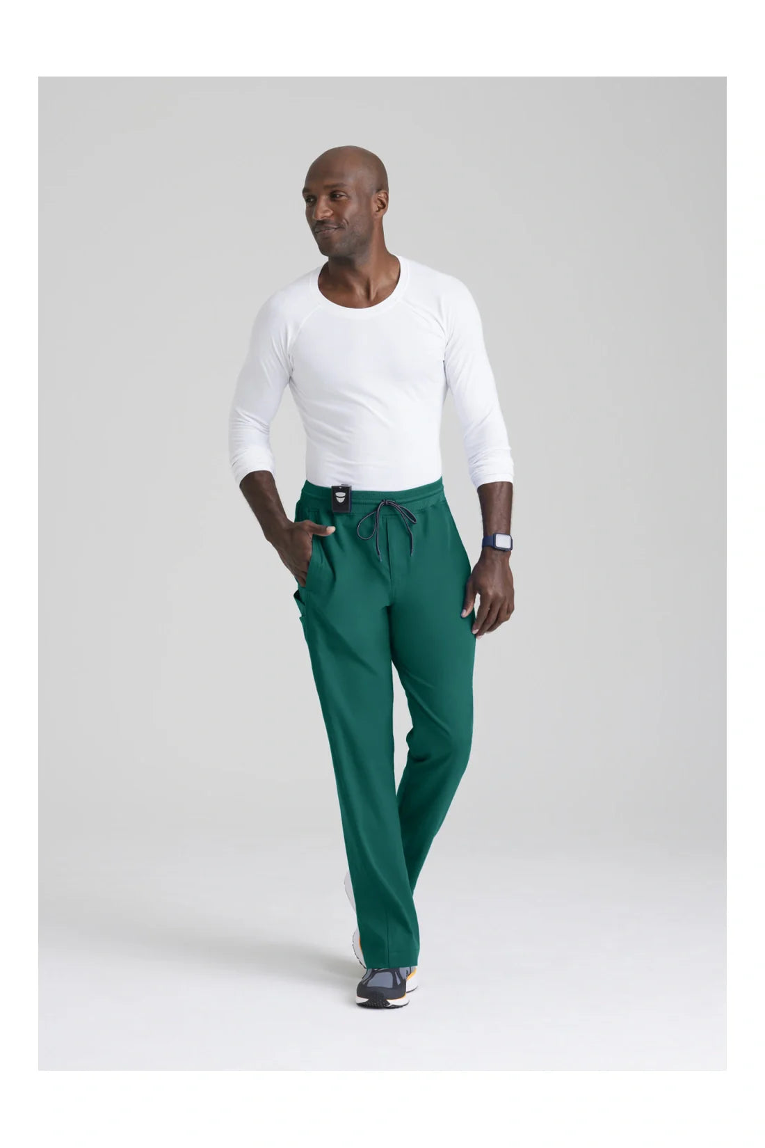 PANTALON HOMBRE GREYS ANATOMY SPANDEX STRETCH GRSP617 - VERDE CAZADOR