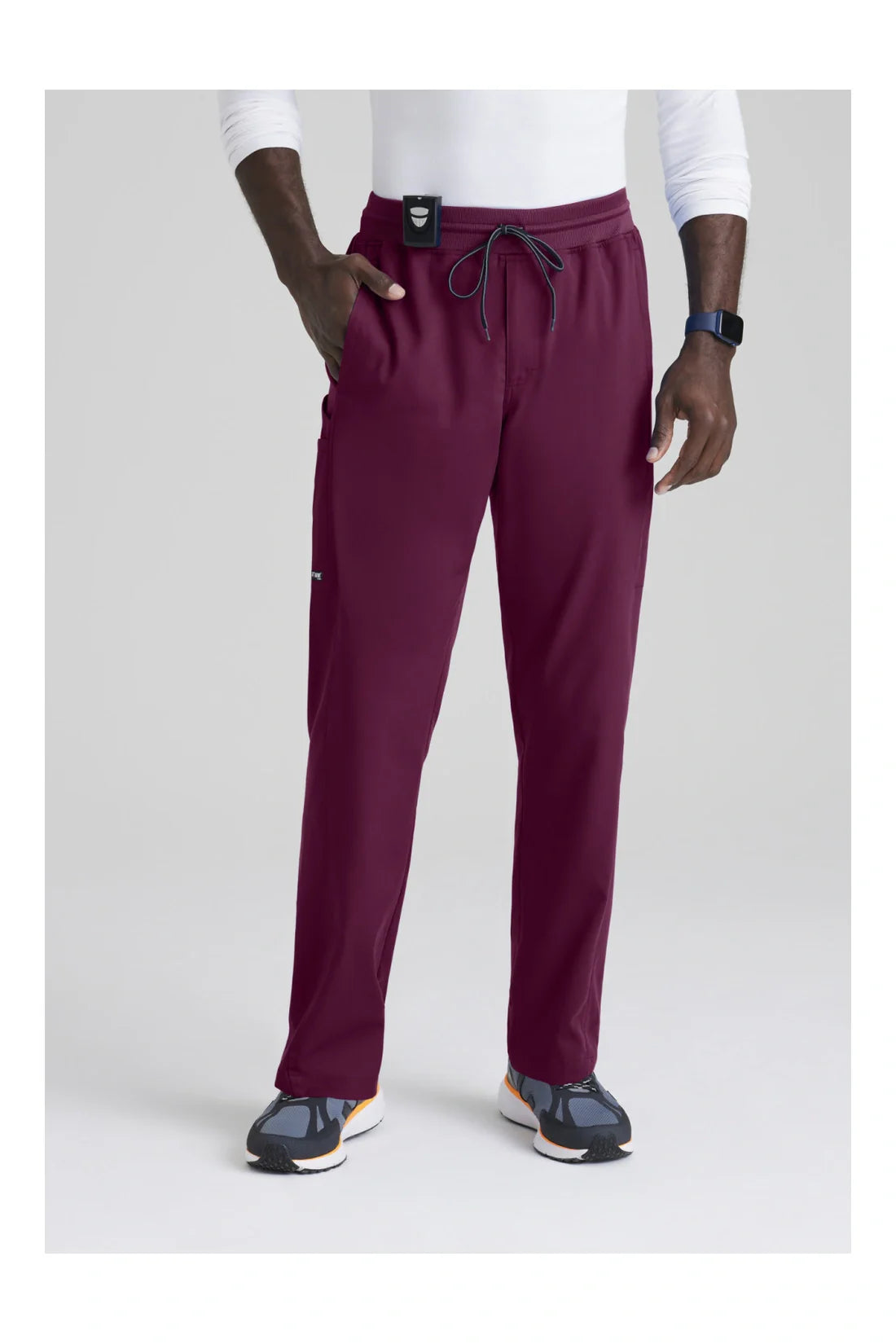PANTALON HOMBRE GREYS ANATOMY SPANDEX STRETCH GRSP617 - VINOTINTO