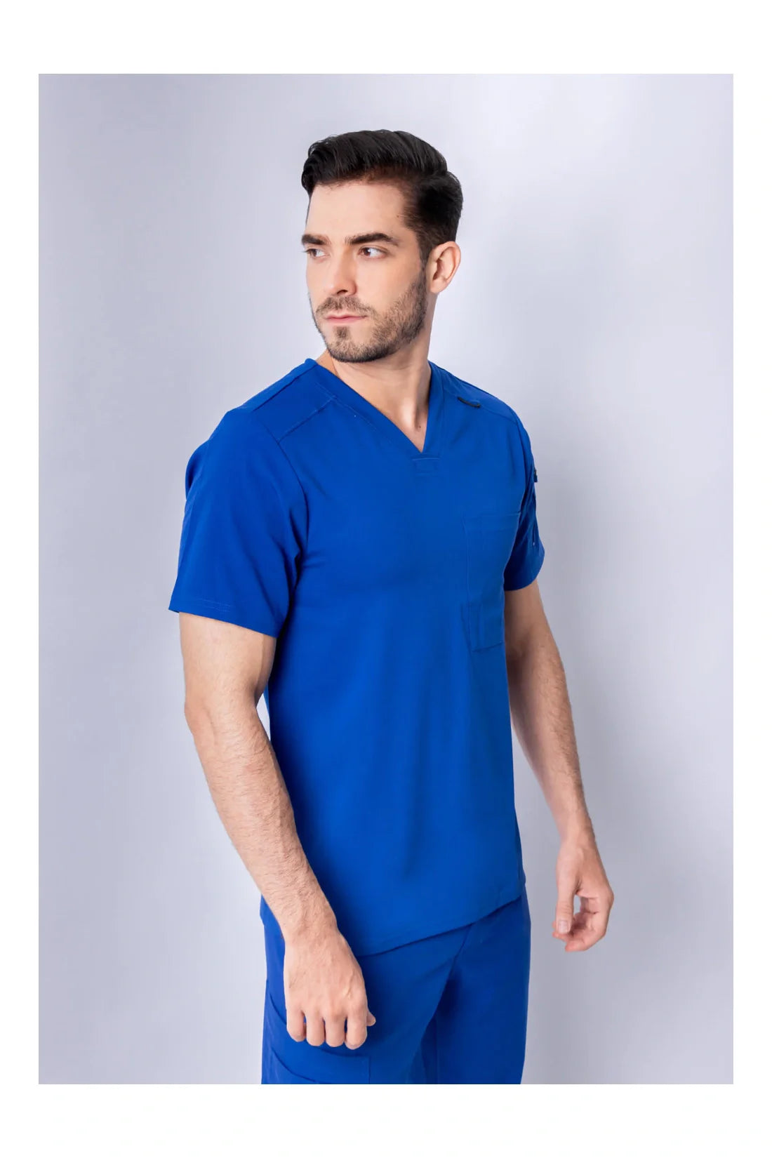TOP HOMBRE GREYS ANATOMY SPANDEX STRETCH GRST079 - AZUL GALAXIA